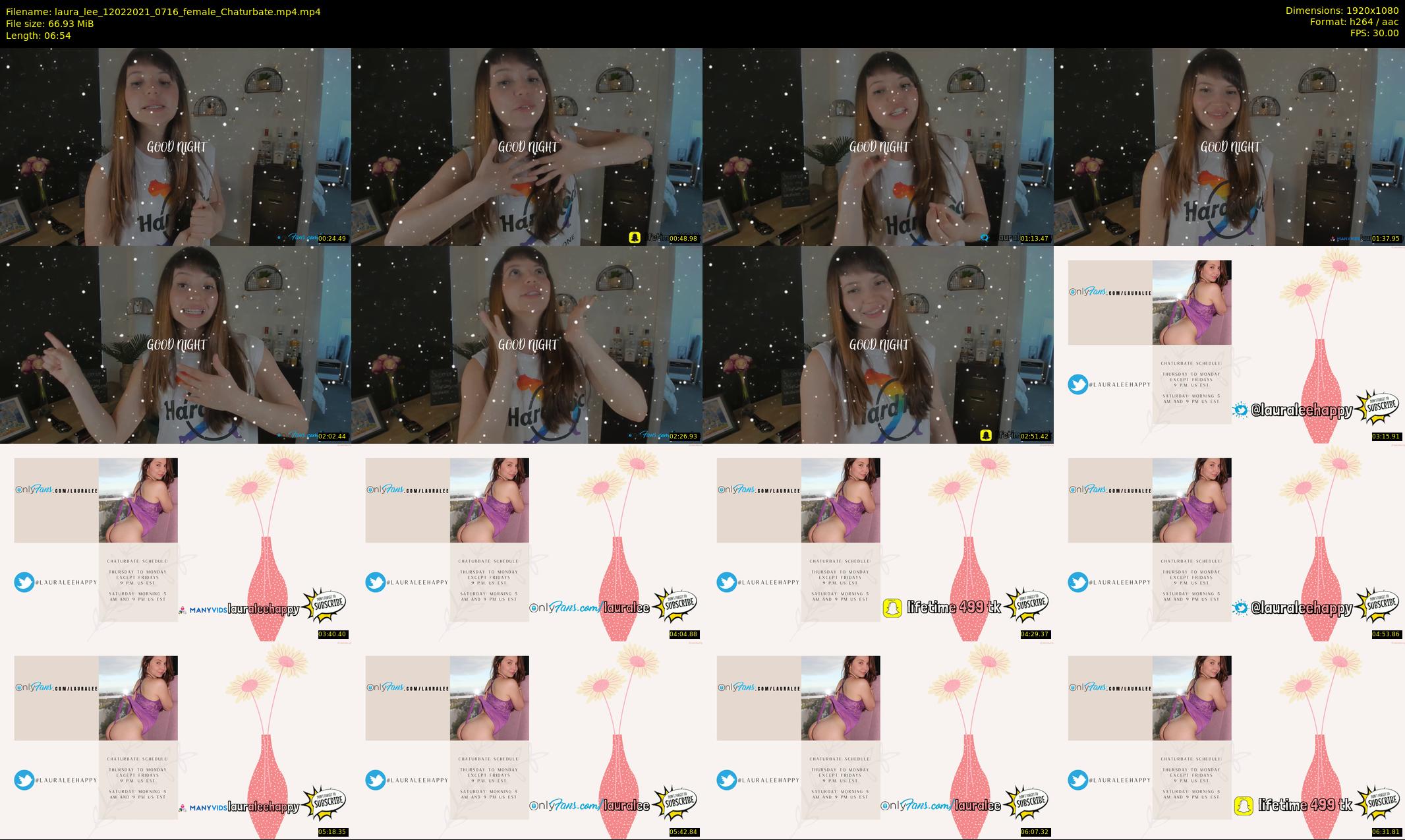 laura_lee — 7 minute Chaturbate female cam show recording, 1080p, Feb 12, 2021