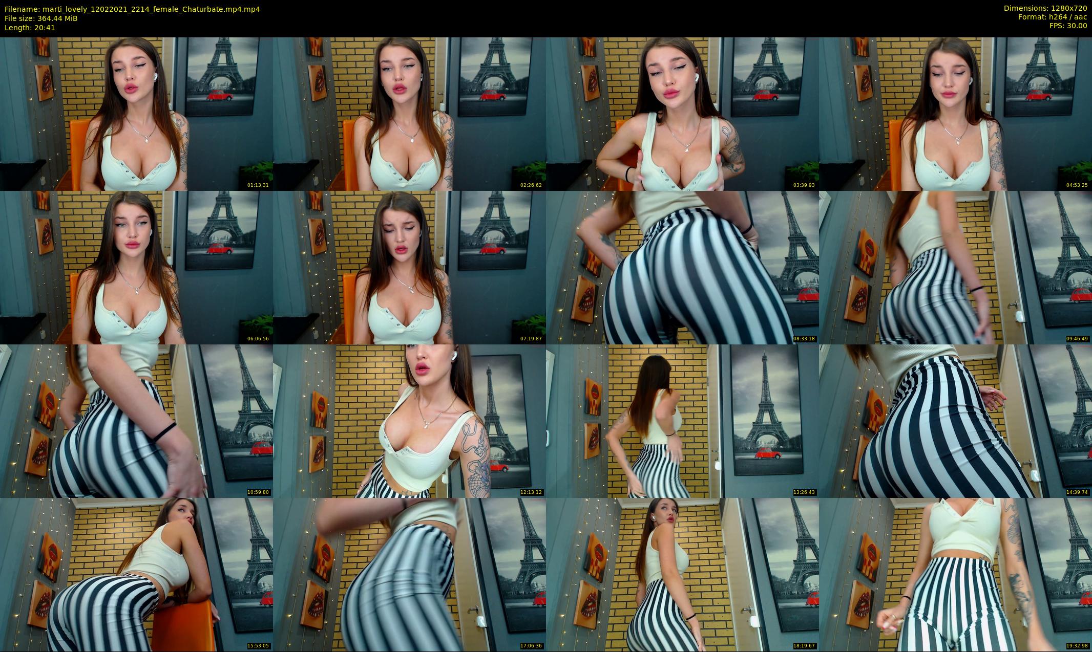 marti_lovely — 21 minute Chaturbate female cam show recording, 720p, Feb 12, 2021