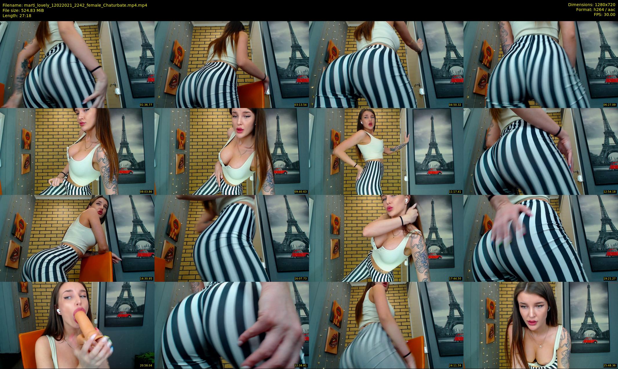 marti_lovely — 28 minute Chaturbate female cam show recording, 720p, Feb 12, 2021