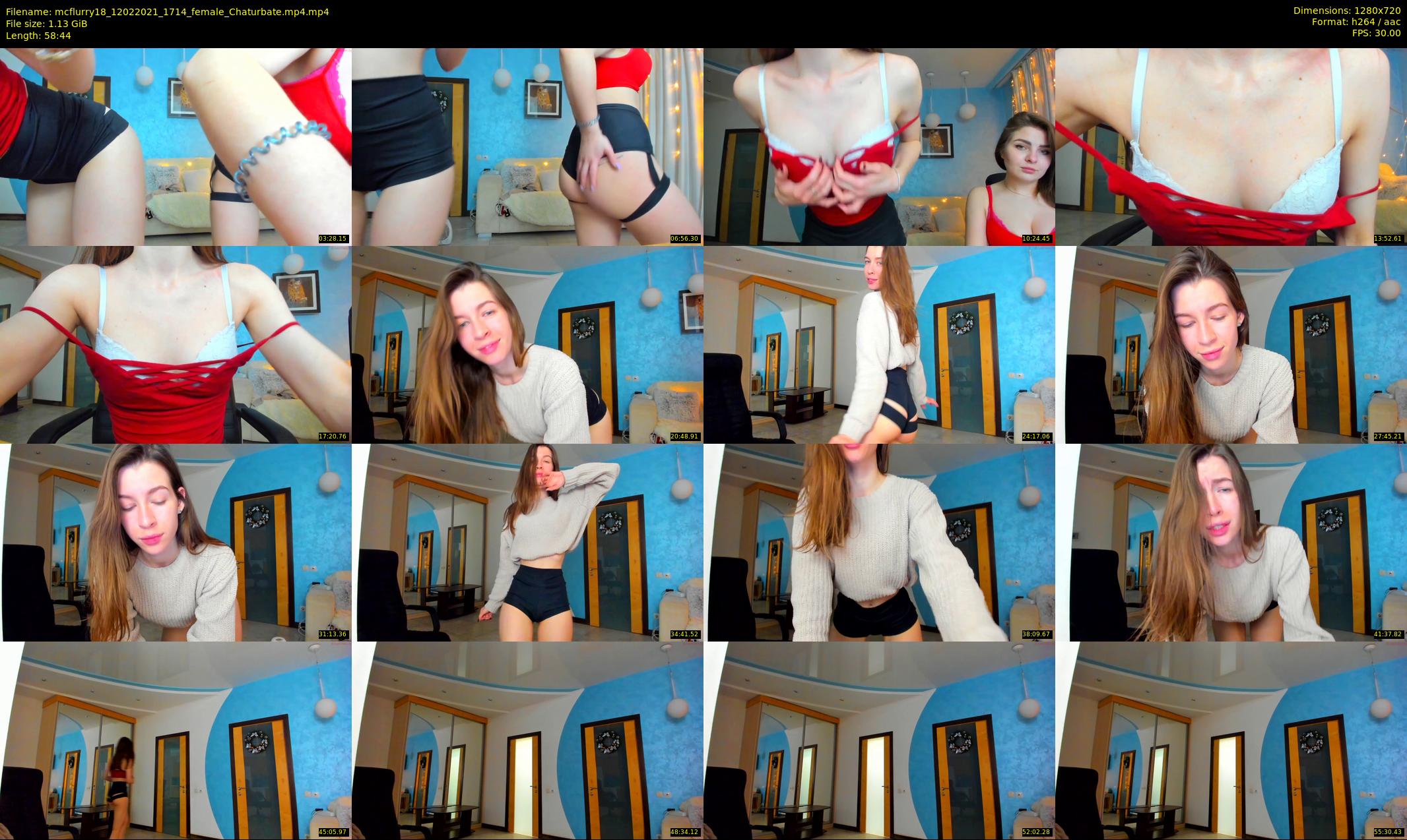 mcflurry18 — 59 minute Chaturbate female cam show recording, 720p, Feb 12, 2021