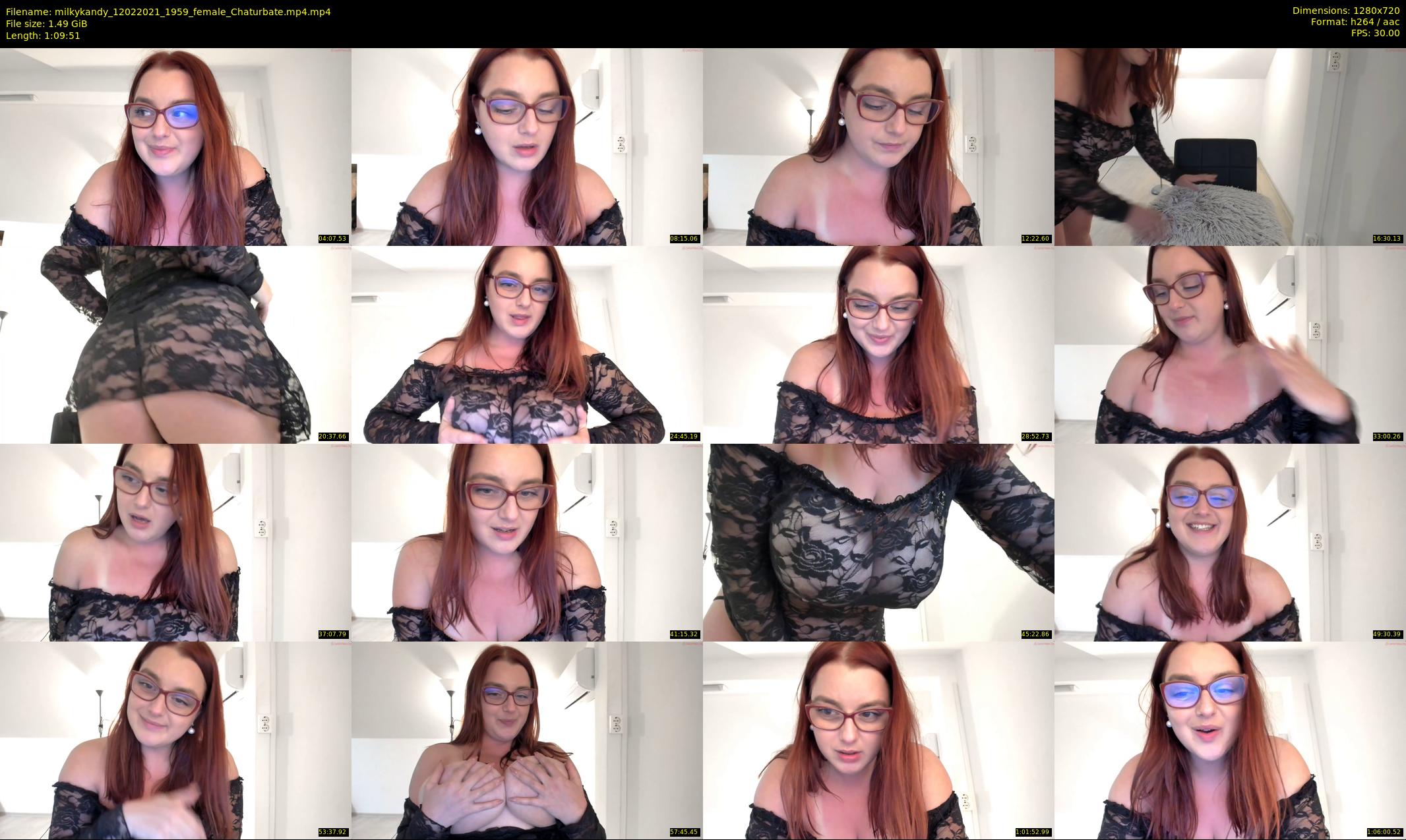 milkykandy — 70 minute Chaturbate female cam show recording, 720p, Feb 12, 2021