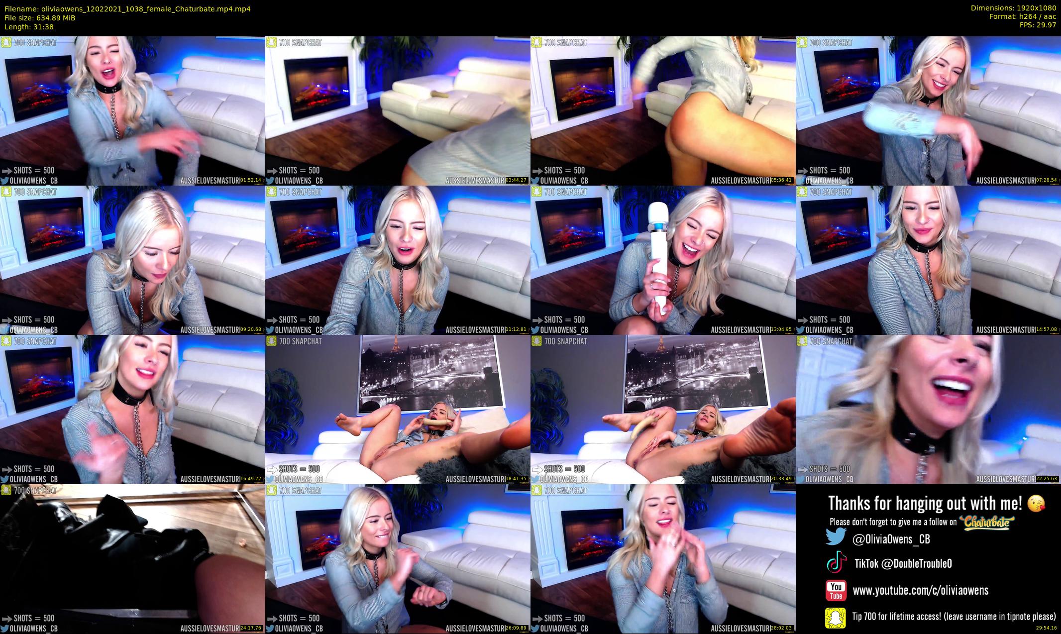 oliviaowens — 32 minute Chaturbate female cam show recording, 1080p, Feb 12, 2021