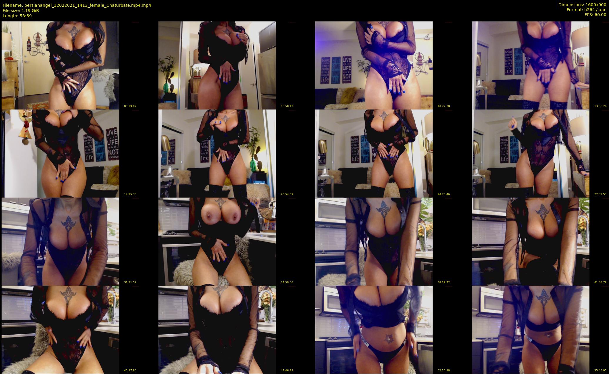 persianangel — 59 minute Chaturbate female cam show recording, 720p, Feb 12, 2021