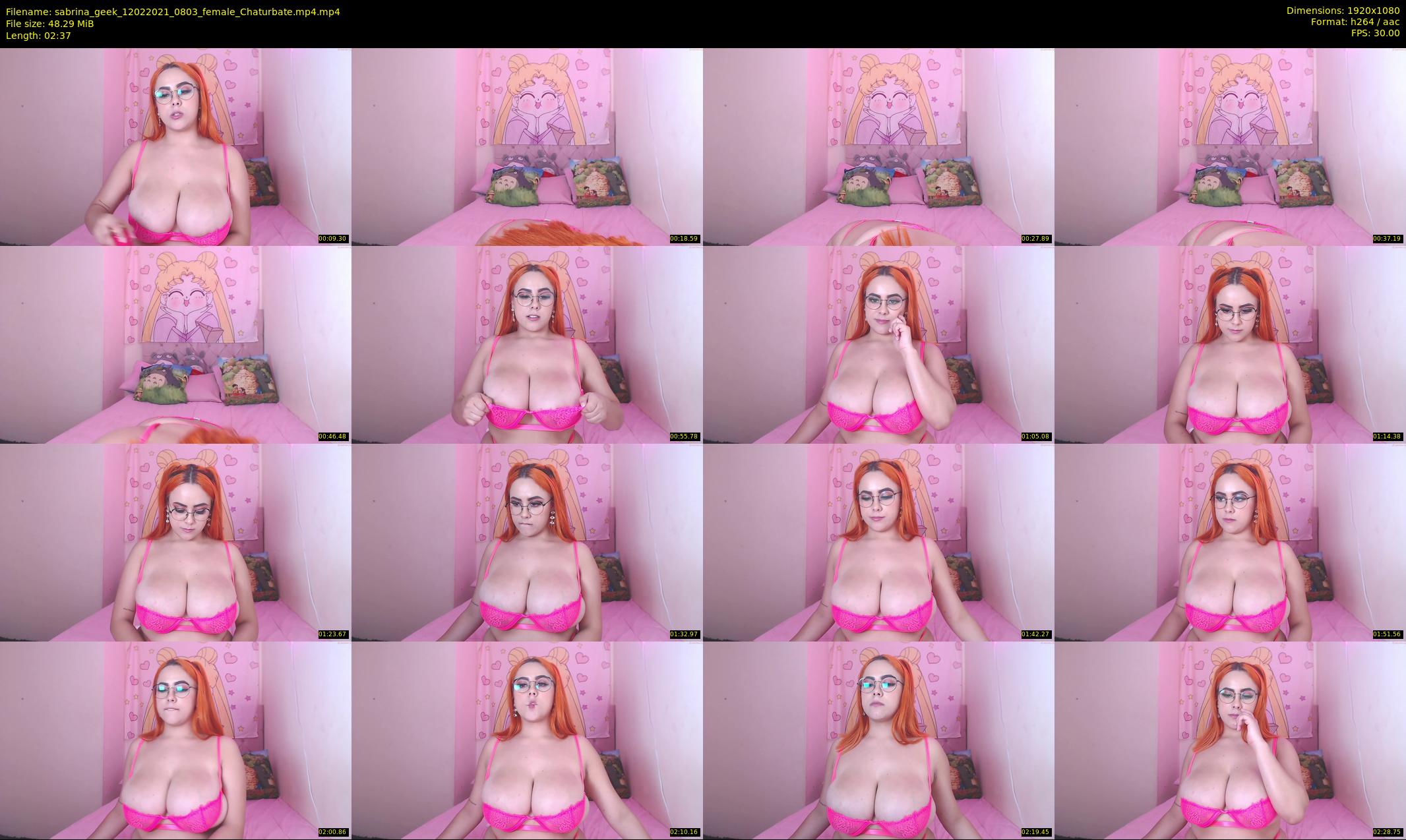 sabrina_geek — 3 minute Chaturbate female cam show recording, 1080p, Feb 12, 2021