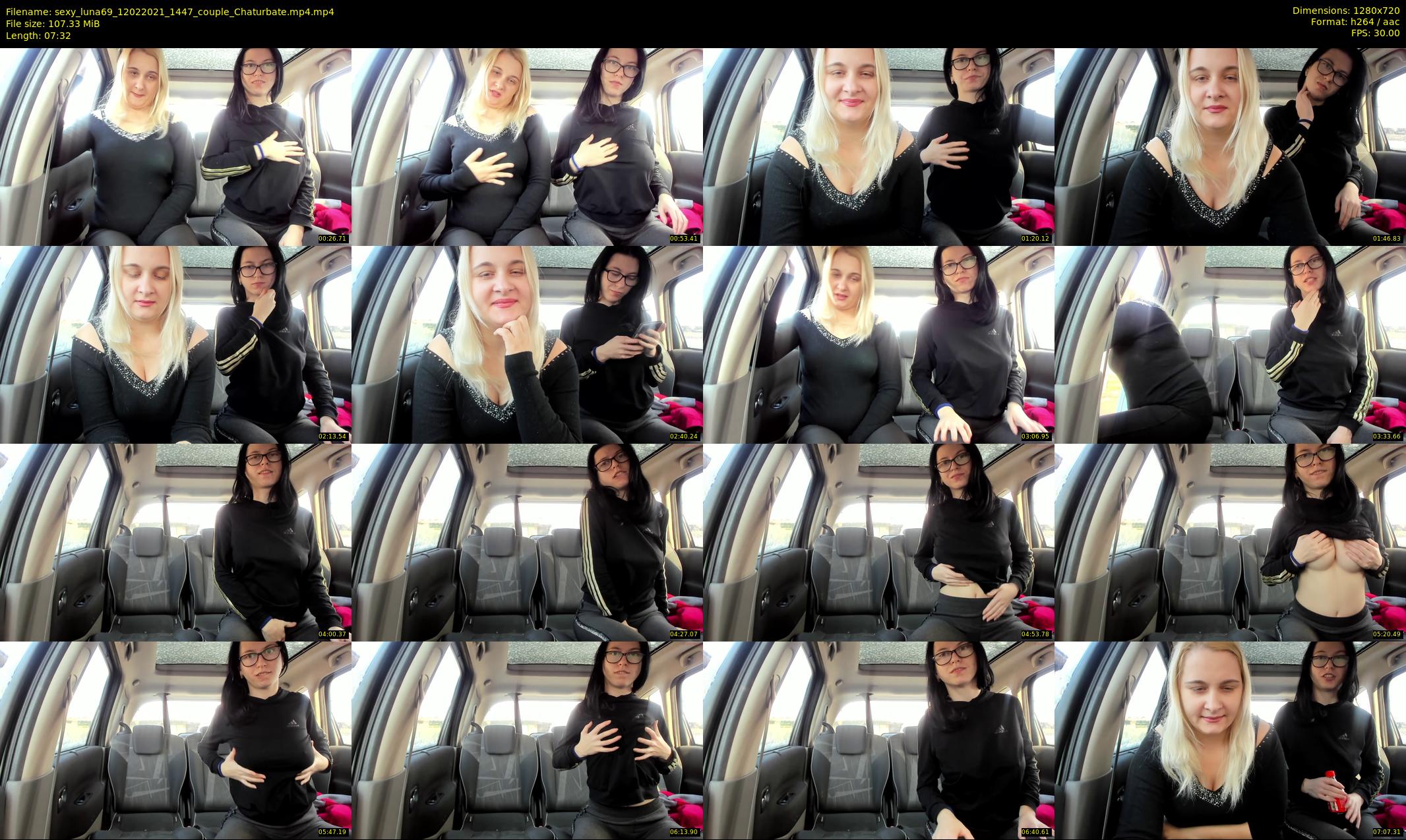 sexy_luna69 — 8 minute Chaturbate couple cam show recording, 720p, Feb 12, 2021