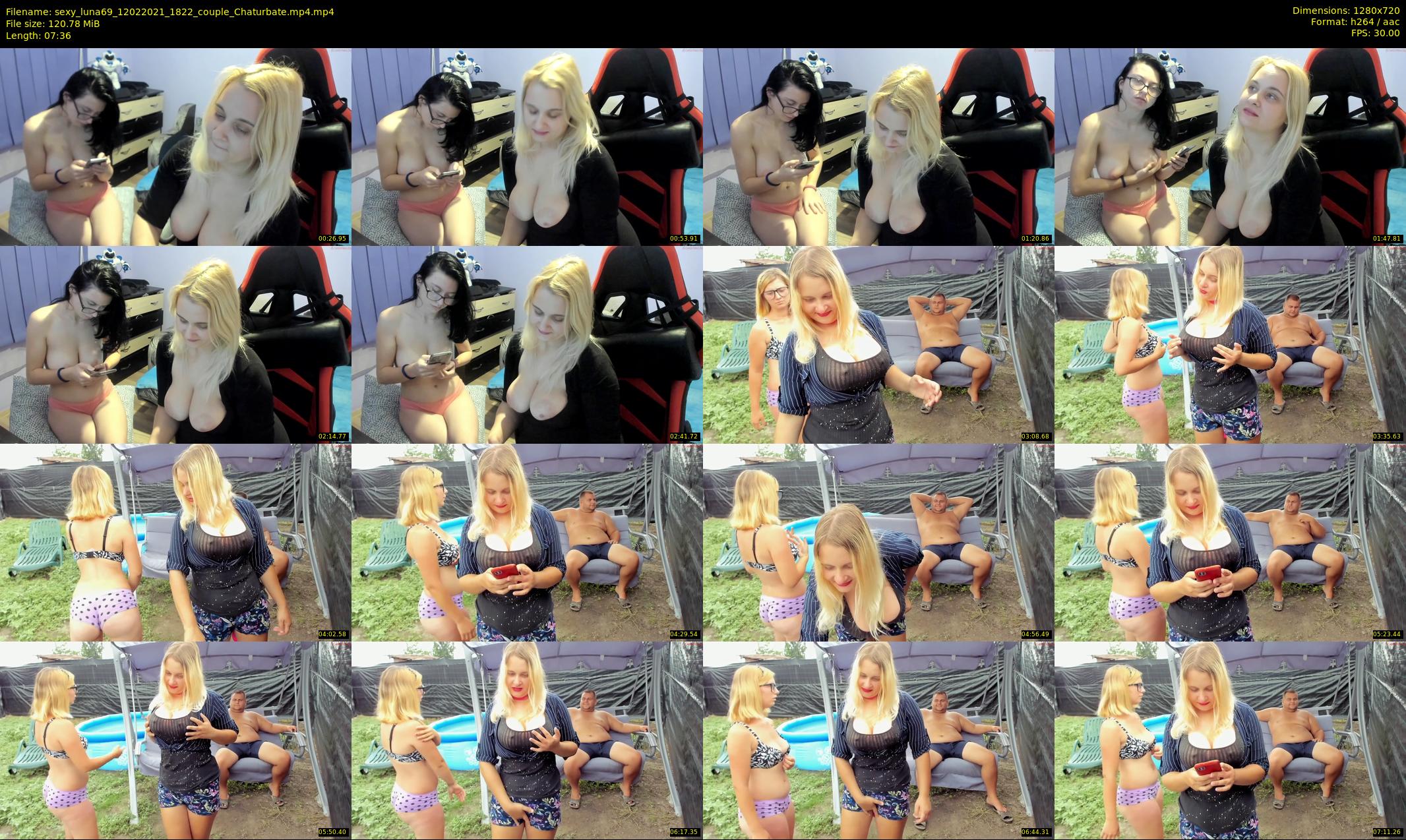 sexy_luna69 — 8 minute Chaturbate couple cam show recording, 720p, Feb 12, 2021