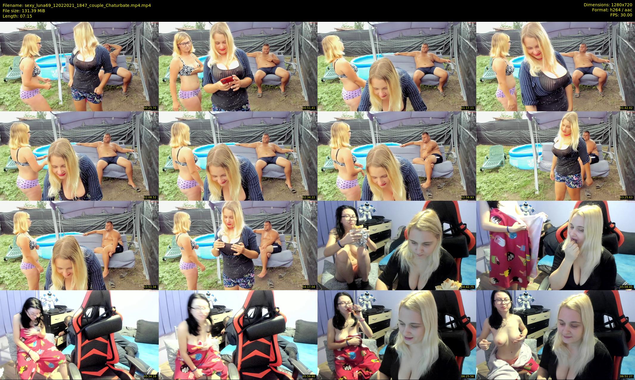 sexy_luna69 — 8 minute Chaturbate couple cam show recording, 720p, Feb 12, 2021