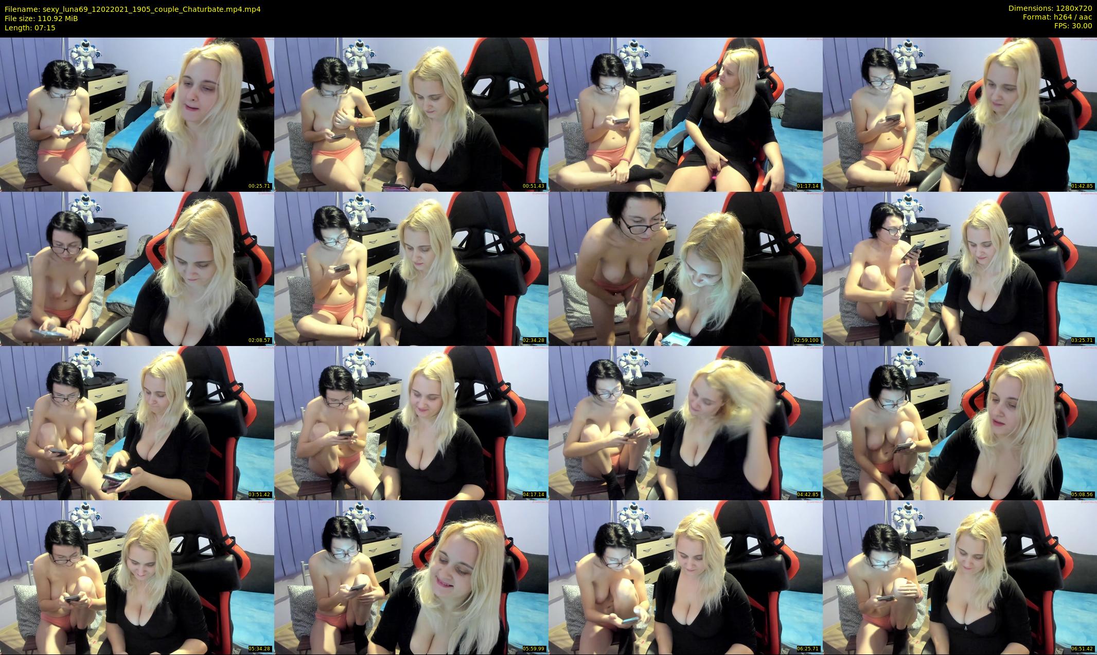 sexy_luna69 — 8 minute Chaturbate couple cam show recording, 720p, Feb 12, 2021