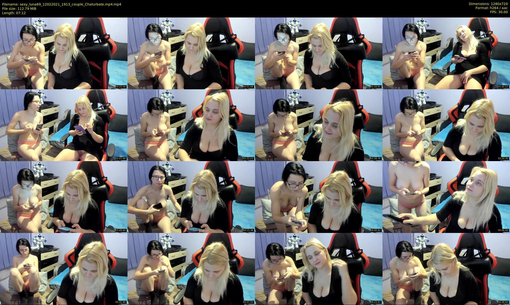 sexy_luna69 — 8 minute Chaturbate couple cam show recording, 720p, Feb 12, 2021