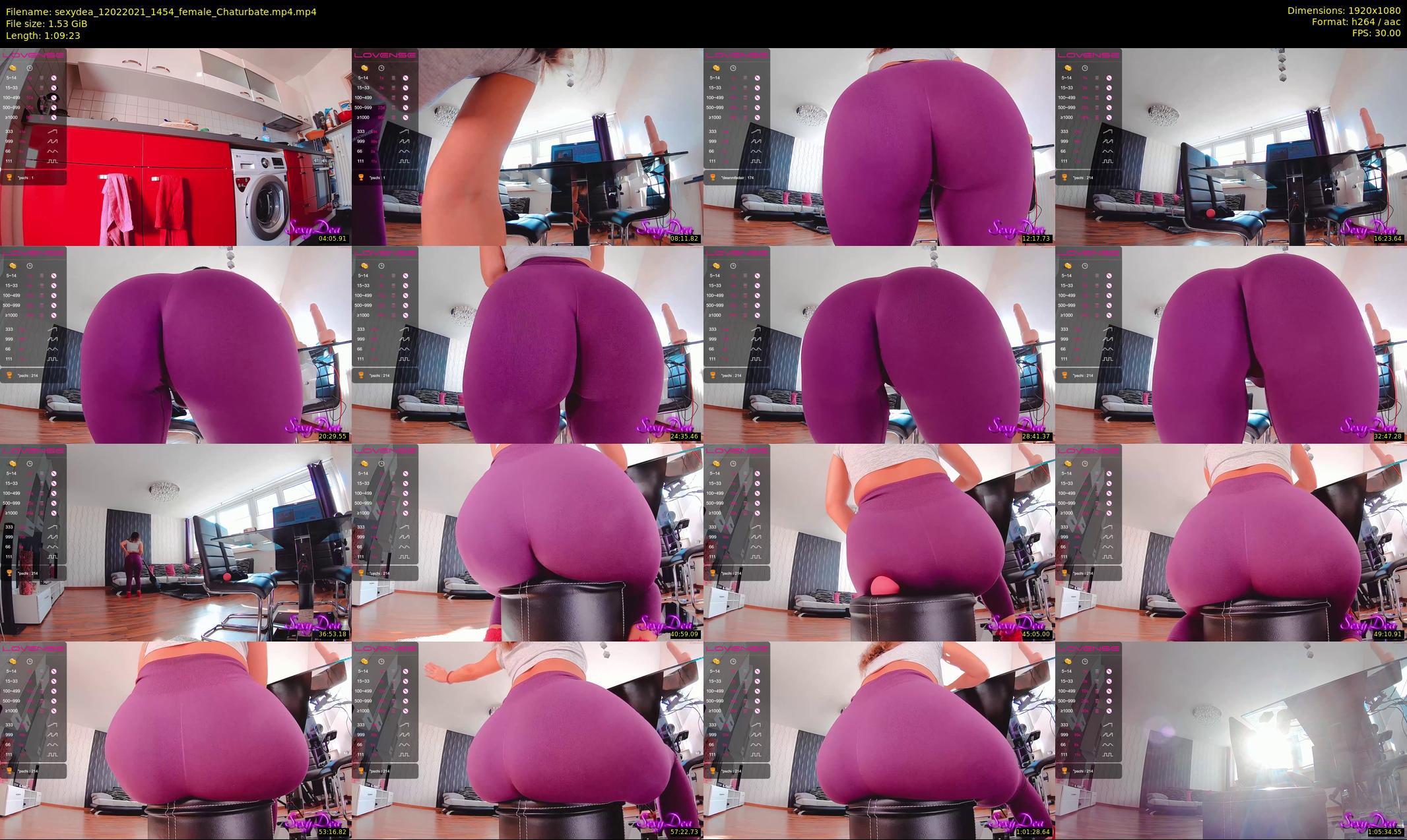 sexydea — 70 minute Chaturbate female cam show recording, 1080p, Feb 12, 2021
