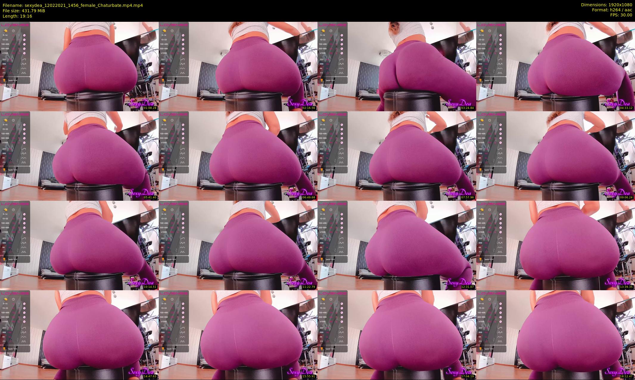 sexydea — 20 minute Chaturbate female cam show recording, 1080p, Feb 12, 2021