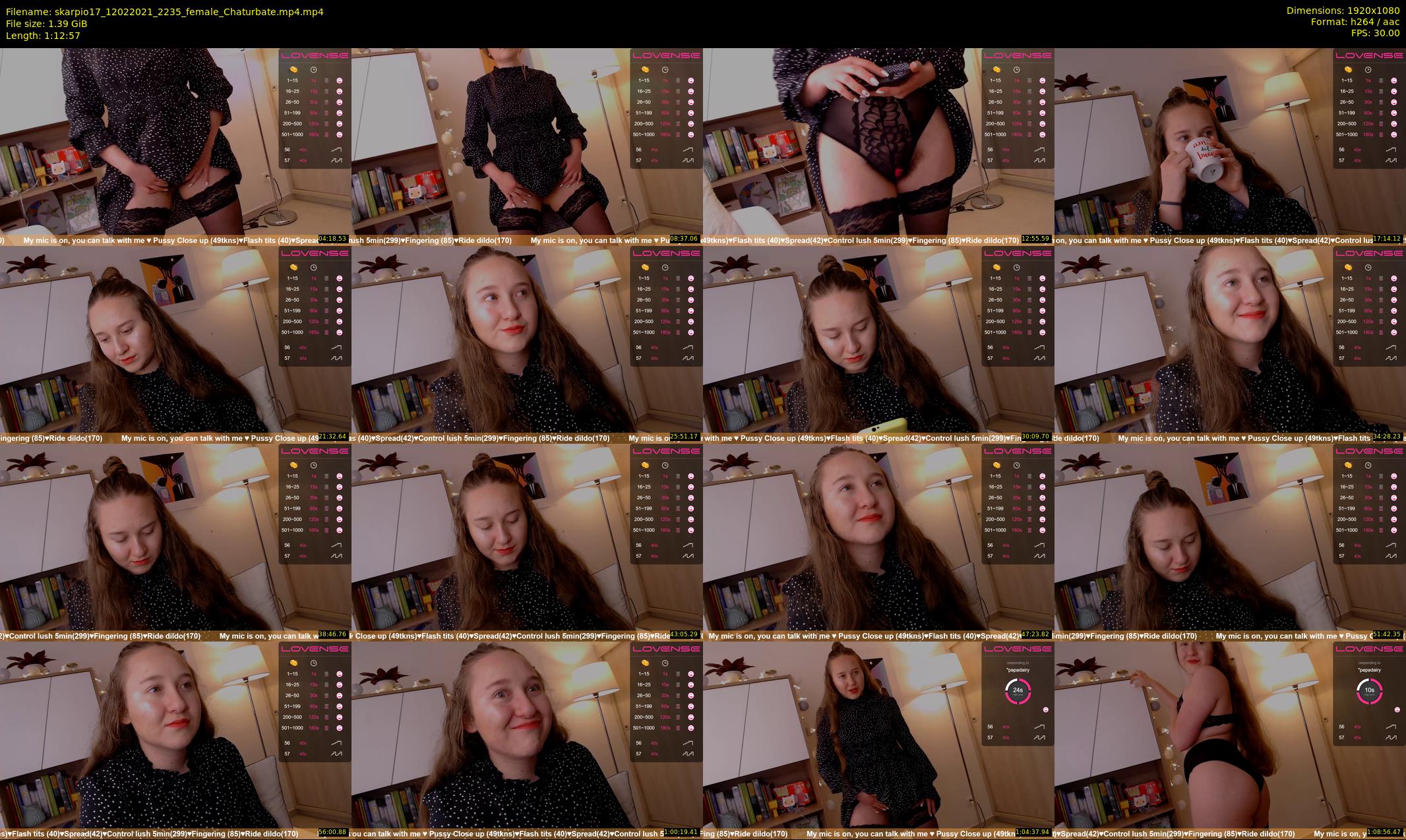 skarpio17 — 73 minute Chaturbate female cam show recording, 1080p, Feb 12, 2021