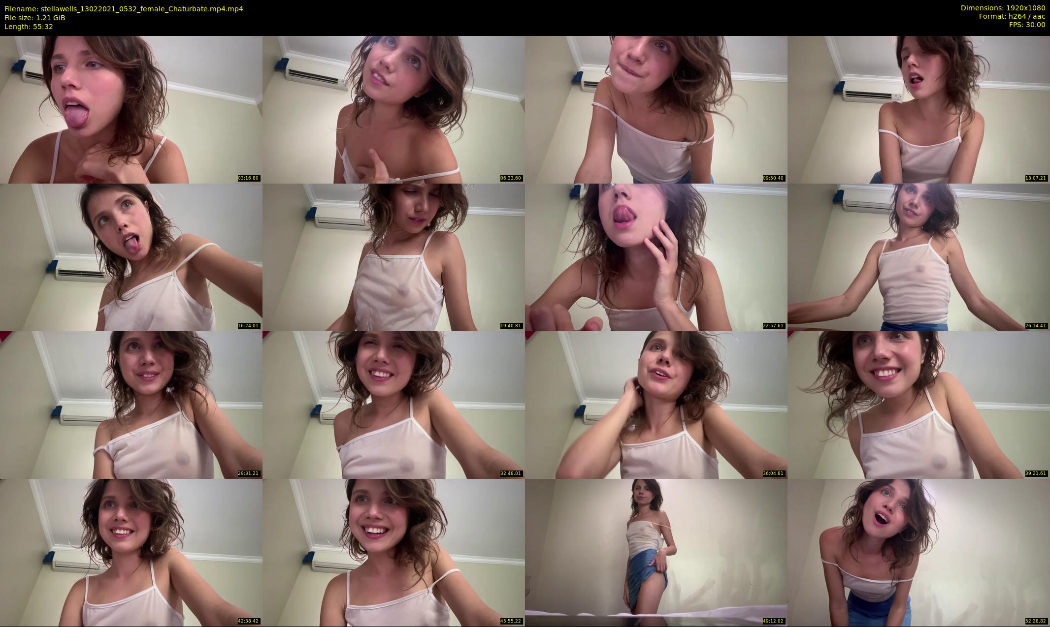 stellawells — 56 minute Chaturbate female cam show recording, 1080p, Feb 13, 2021