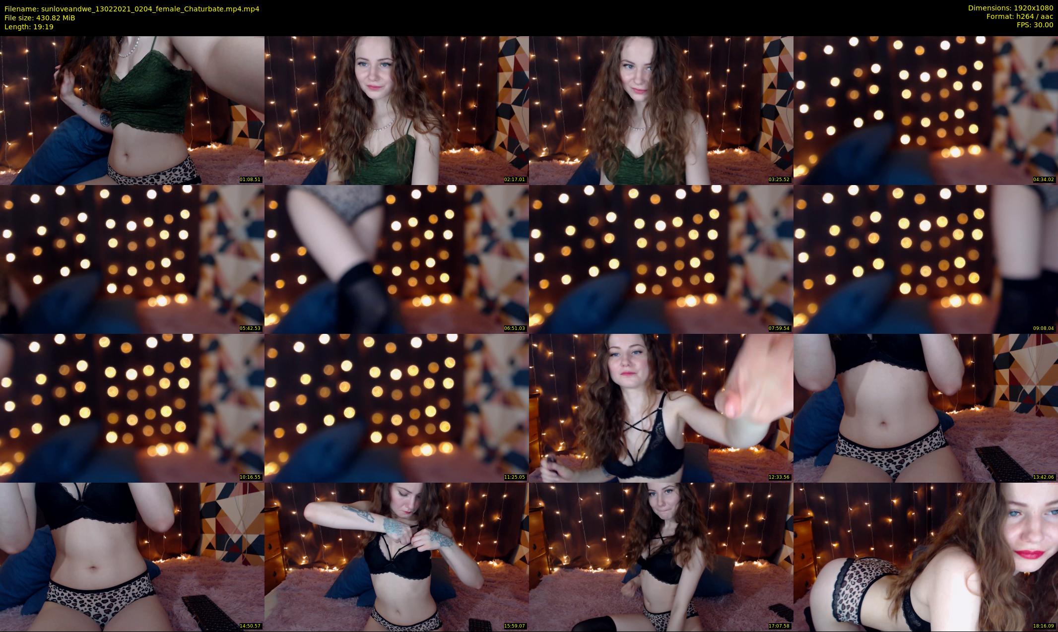 sunloveandwe — 20 minute Chaturbate female cam show recording, 1080p, Feb 13, 2021