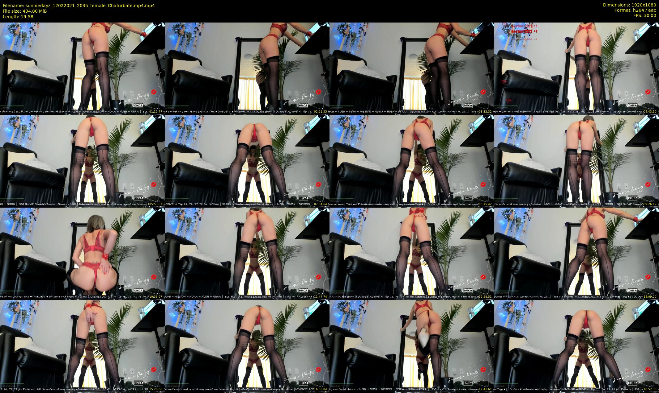 sunniedayz — 20 minute Chaturbate female cam show recording, 1080p, Feb 12, 2021