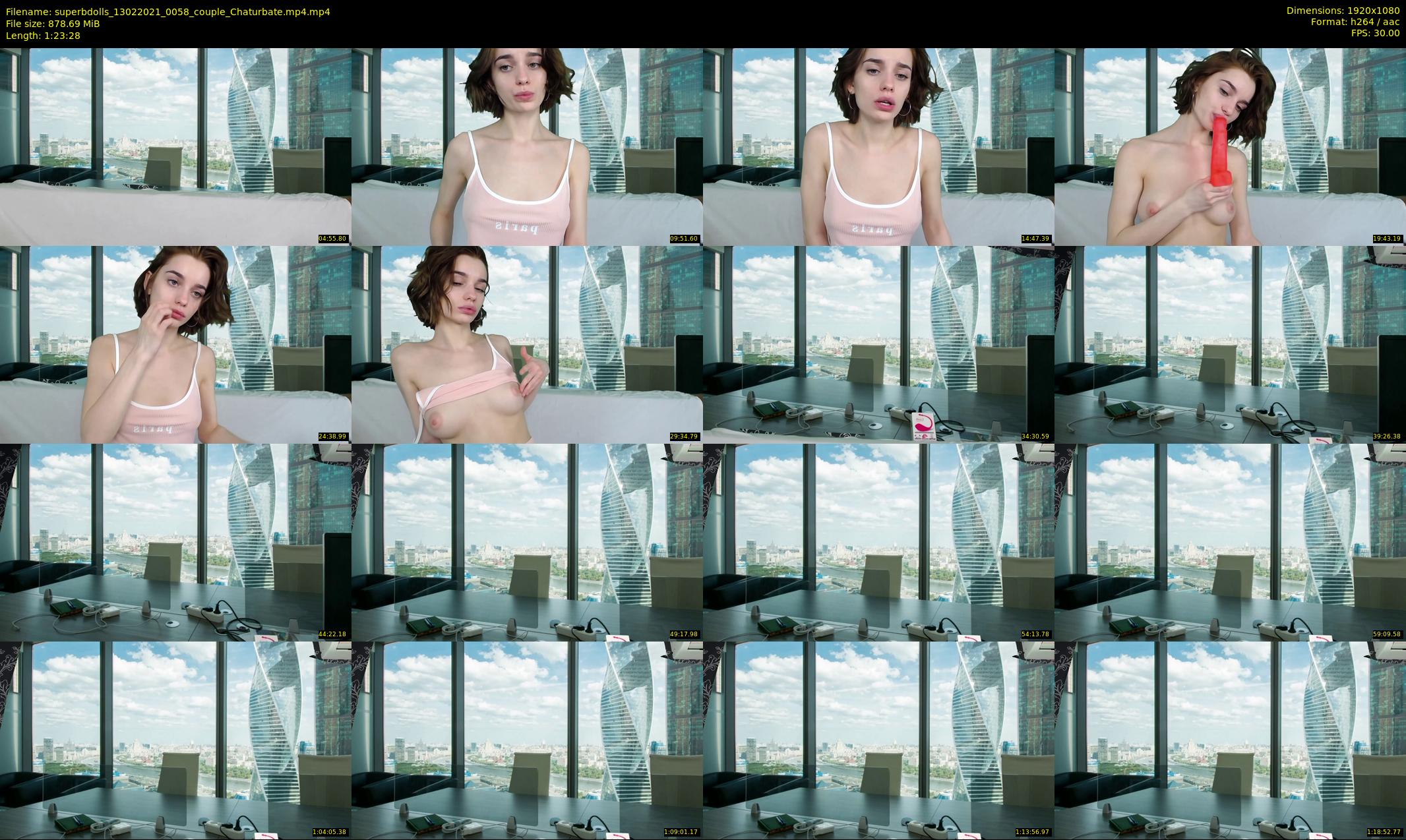 superbdolls — 84 minute Chaturbate couple cam show recording, 1080p, Feb 13, 2021