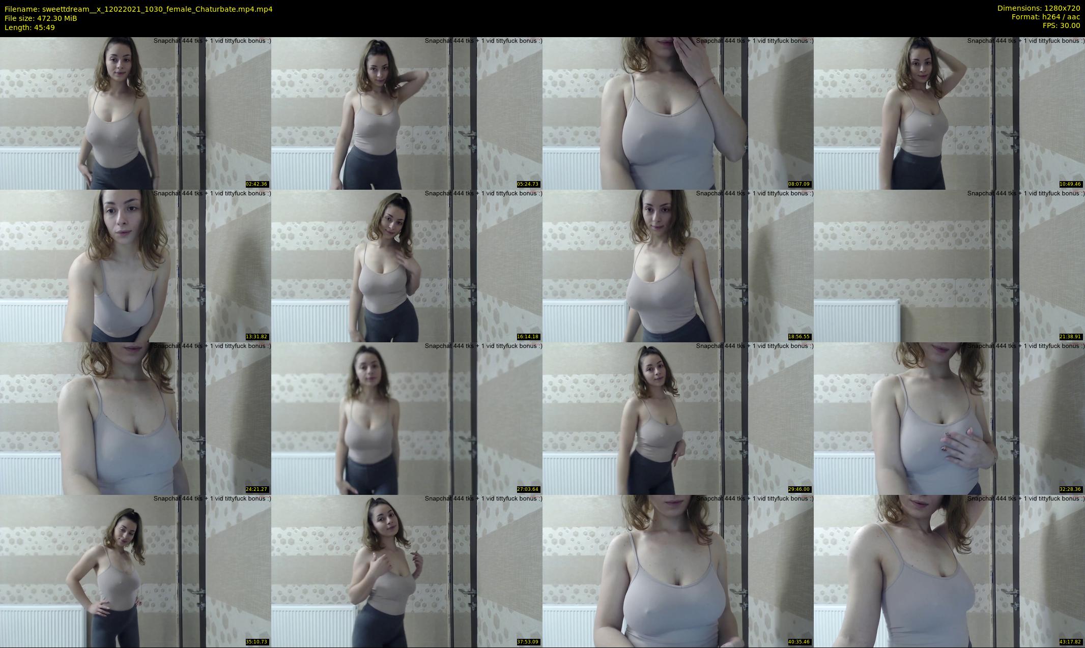 sweettdream__x — 46 minute Chaturbate female cam show recording, 720p, Feb 12, 2021