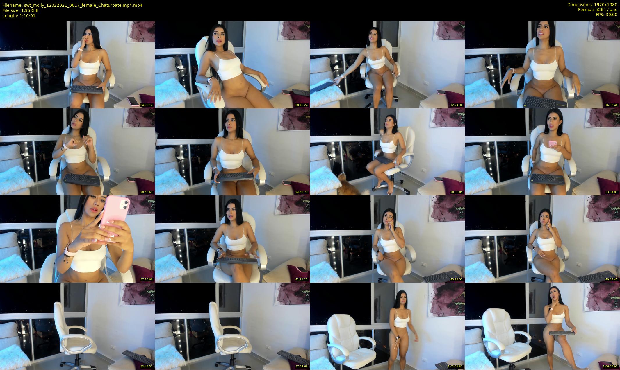 swt_molly — 71 minute Chaturbate female cam show recording, 1080p, Feb 12, 2021