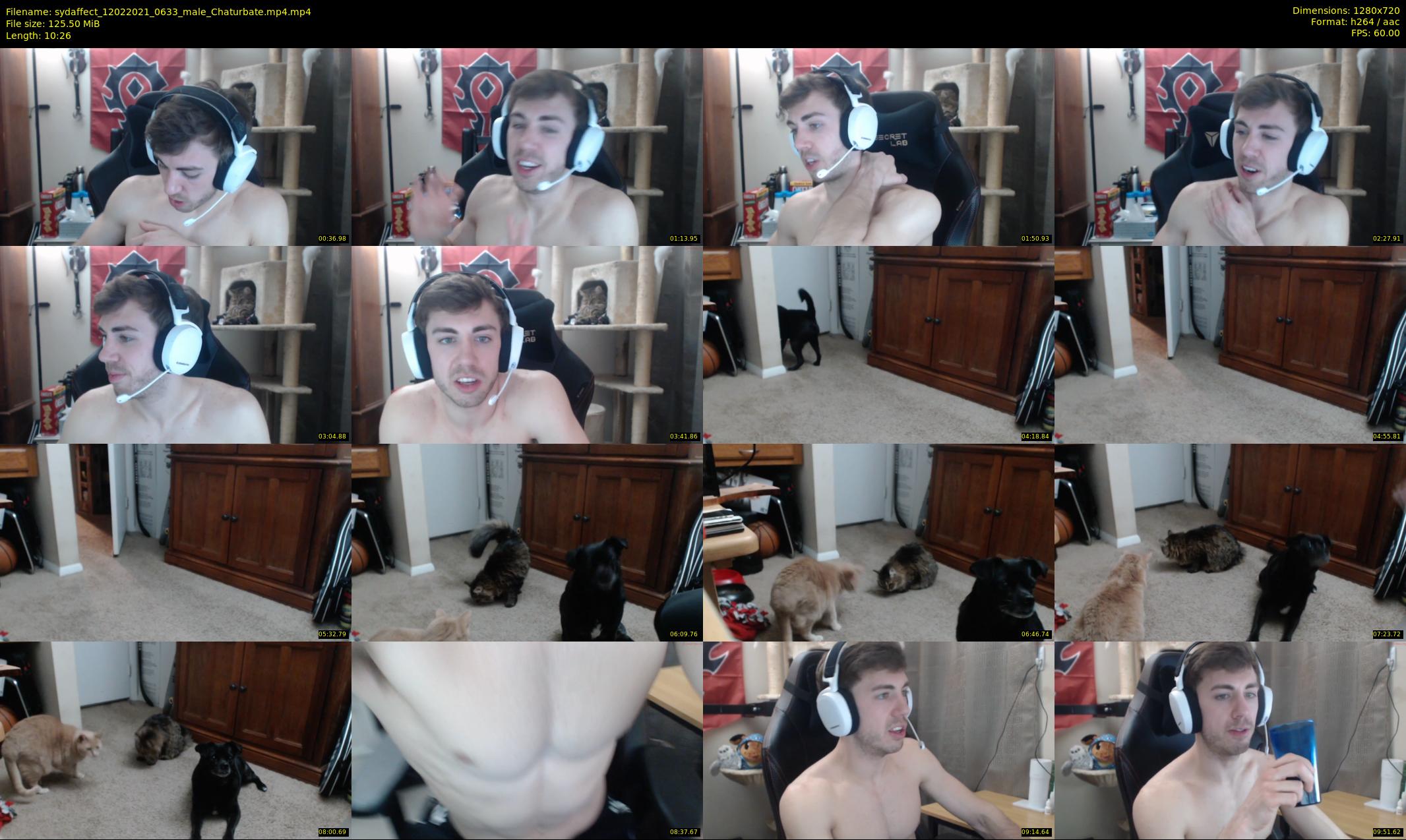 sydaffect — 11 minute Chaturbate male cam show recording, 720p, Feb 12, 2021