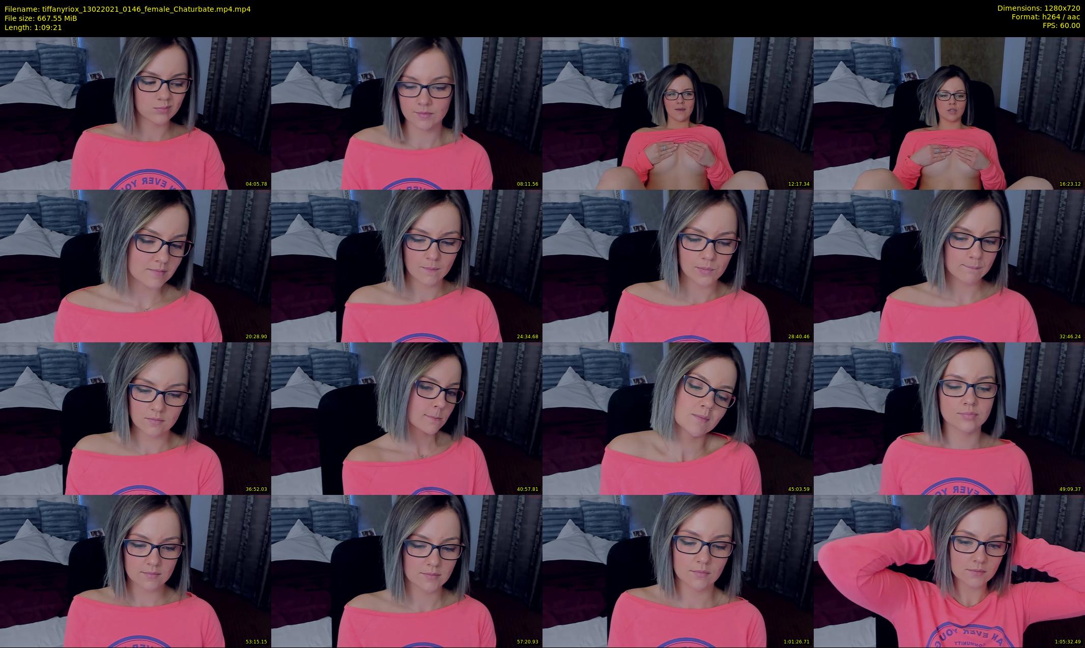 tiffanyriox — 70 minute Chaturbate female cam show recording, 720p, Feb 13, 2021