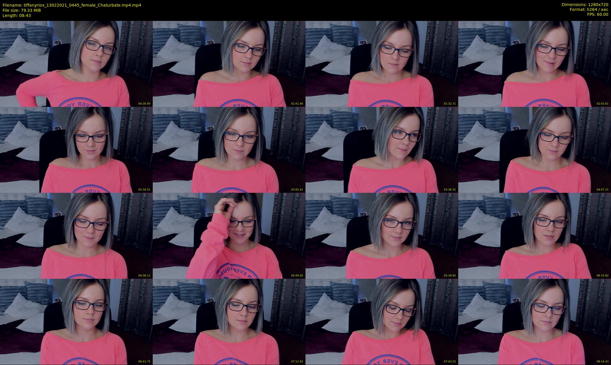 tiffanyriox — 9 minute Chaturbate female cam show recording, 720p, Feb 13, 2021