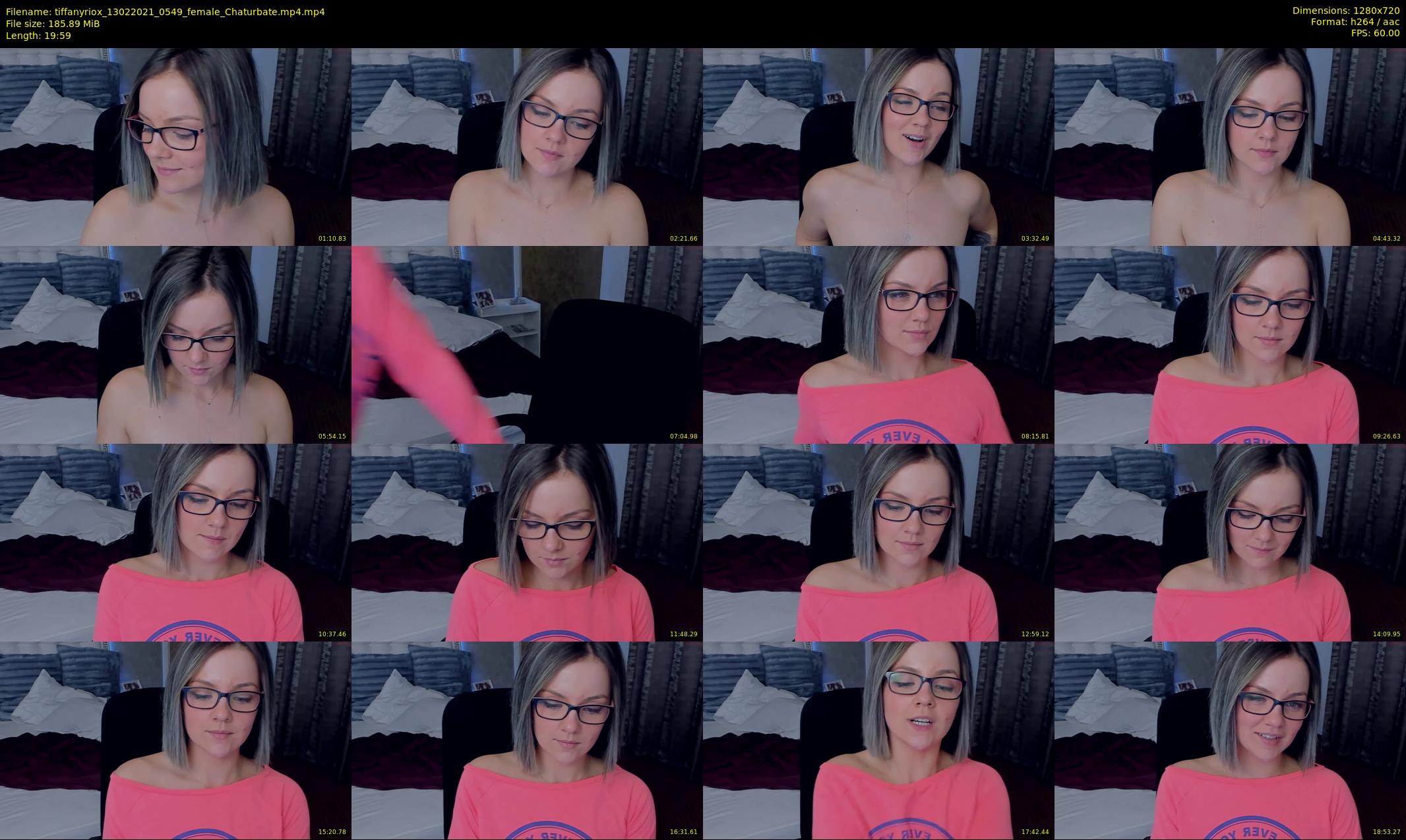 tiffanyriox — 20 minute Chaturbate female cam show recording, 720p, Feb 13, 2021