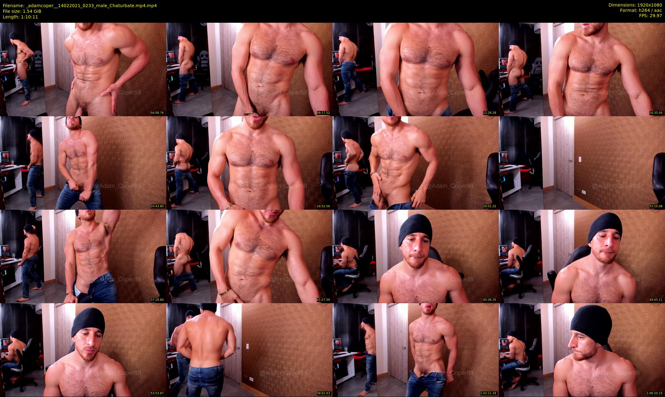 _adamcoper_ — 71 minute Chaturbate male cam show recording, 1080p, Feb 14, 2021