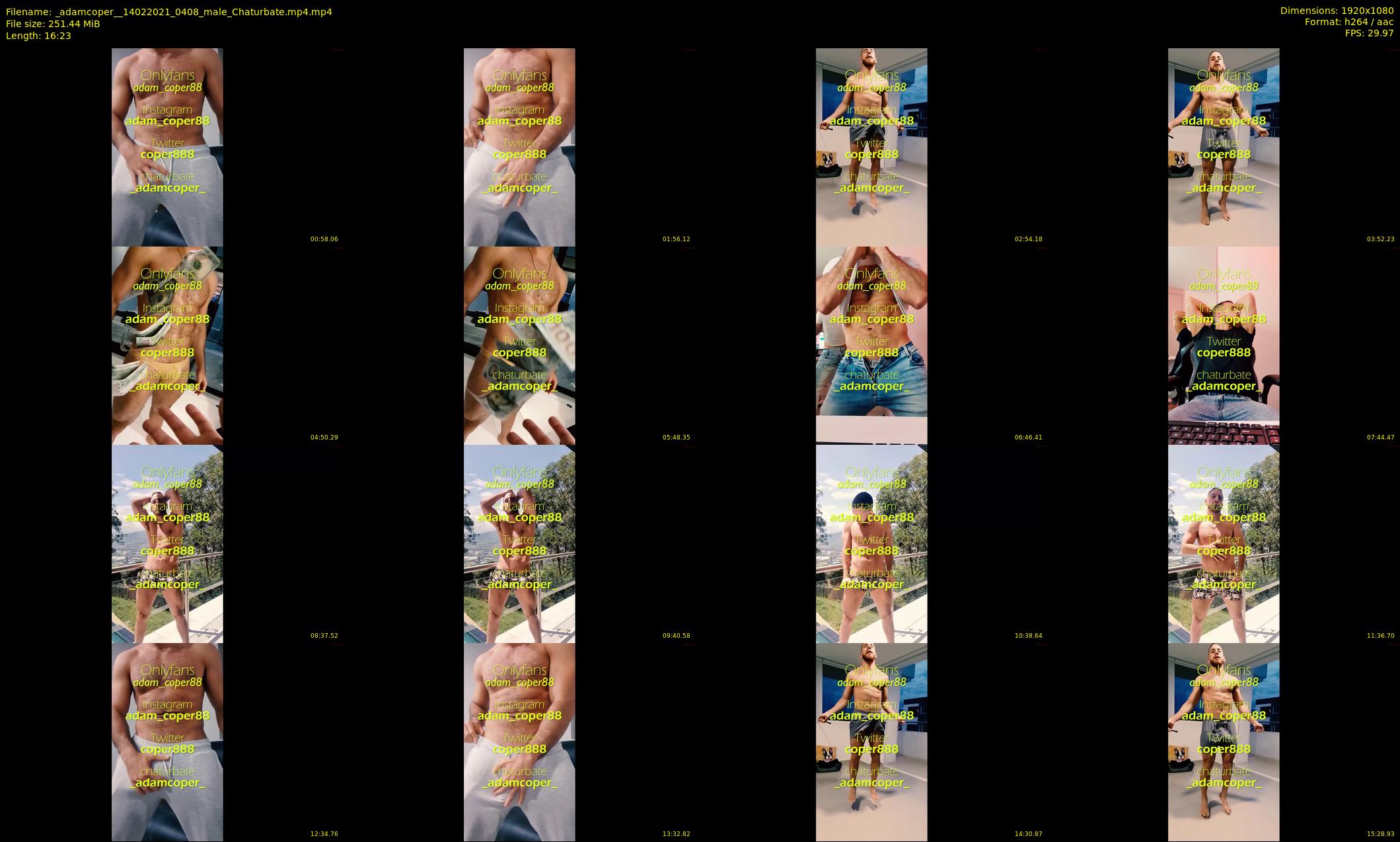 _adamcoper_ — 17 minute Chaturbate male cam show recording, 1080p, Feb 14, 2021