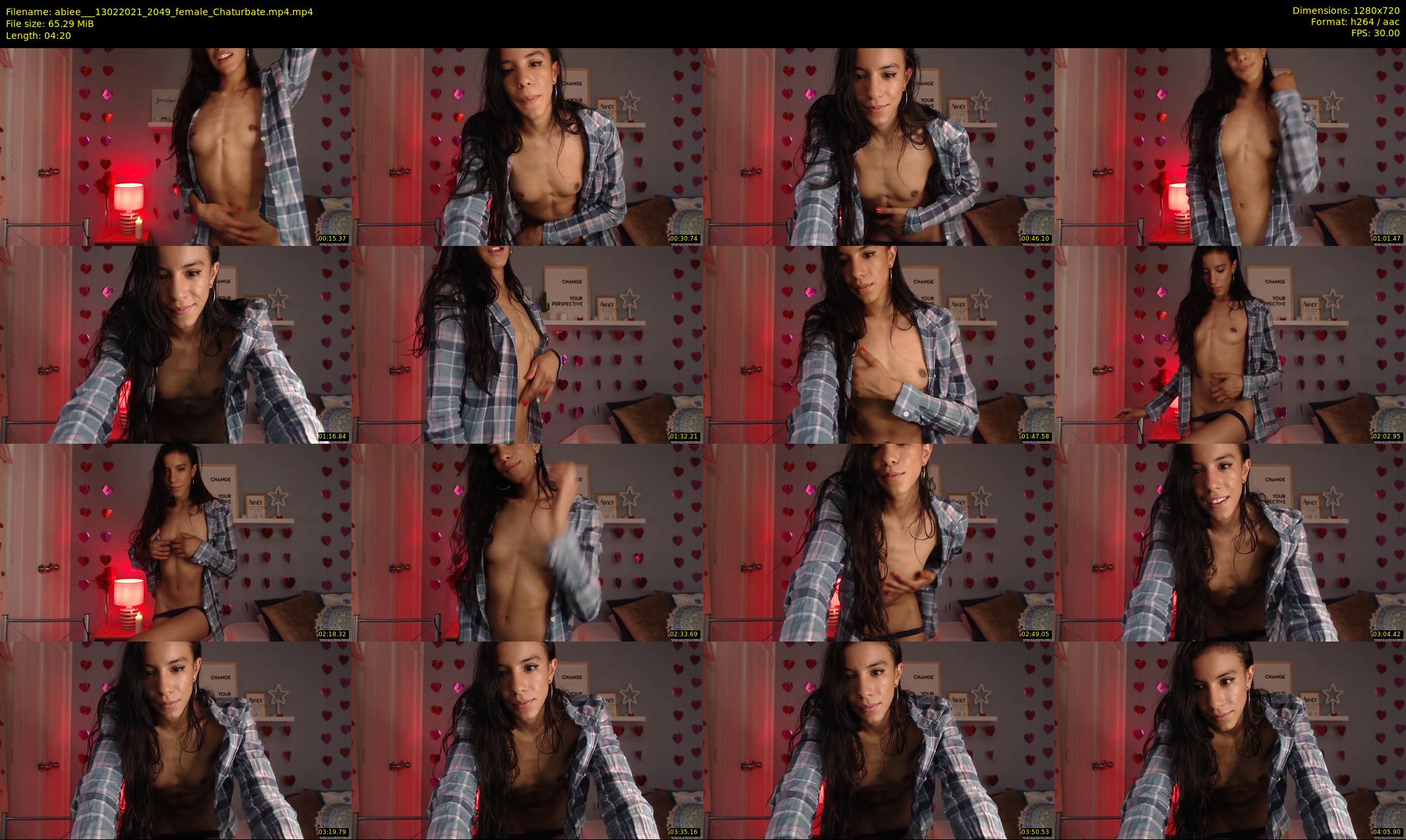 abiee__ — 5 minute Chaturbate female cam show recording, 720p, Feb 13, 2021