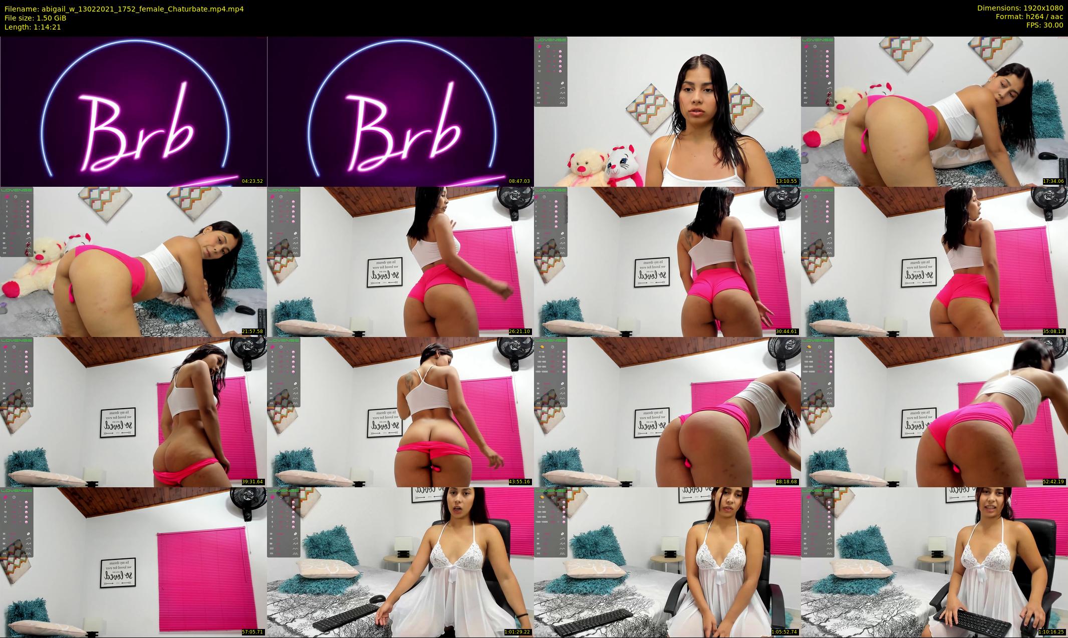 abigail_w — 75 minute Chaturbate female cam show recording, 1080p, Feb 13, 2021