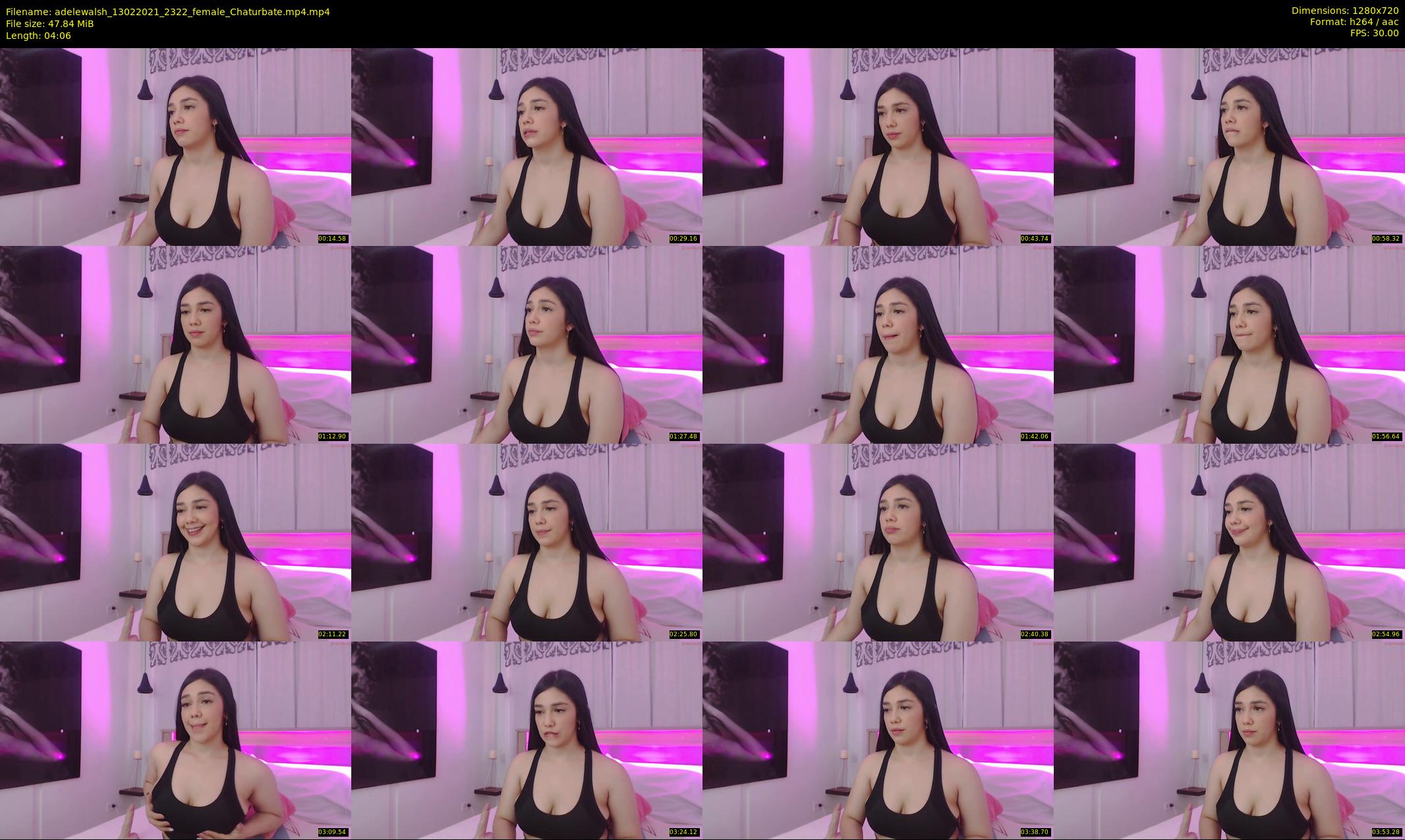 adelewalsh — 5 minute Chaturbate female cam show recording, 720p, Feb 13, 2021