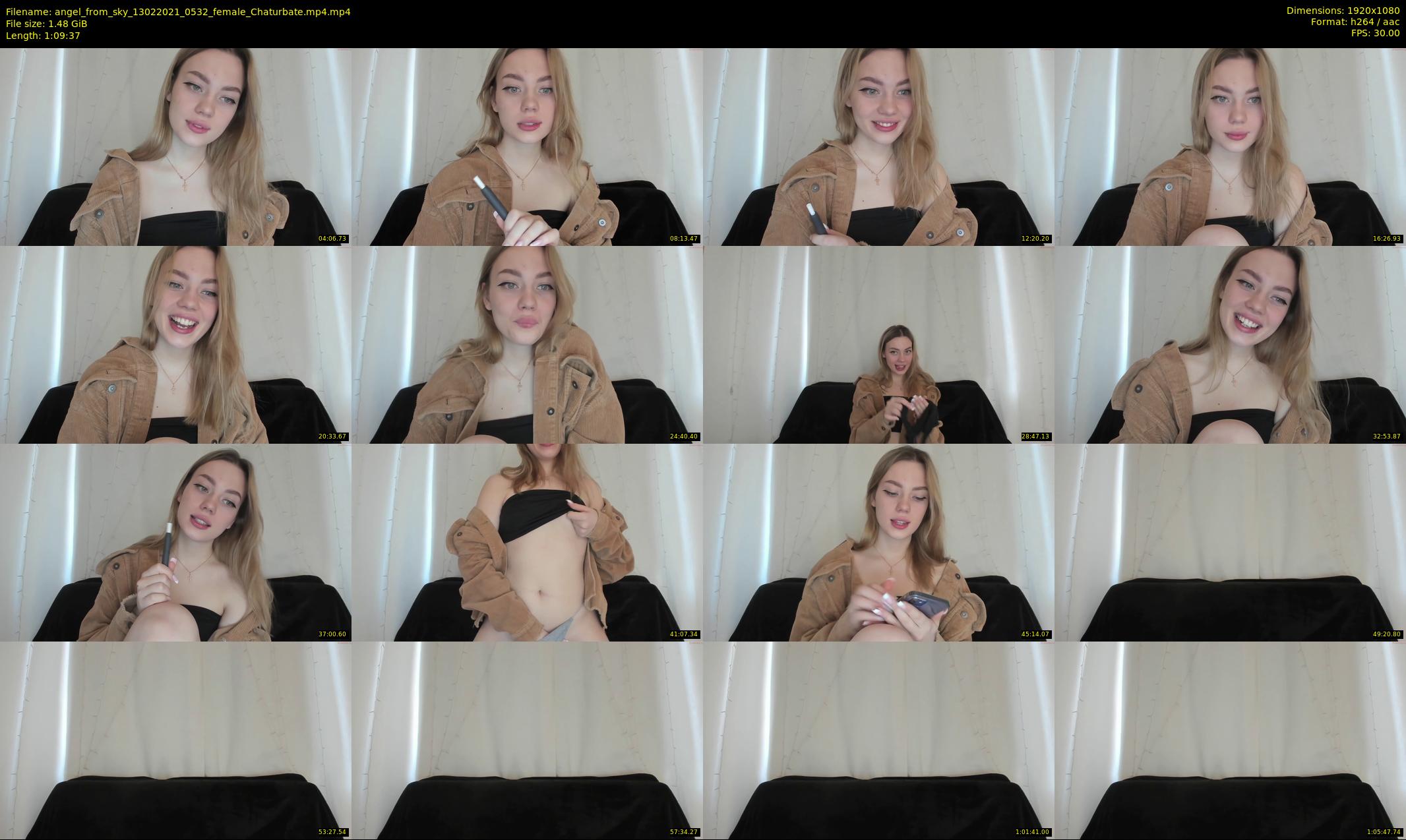 angel_from_sky — 70 minute Chaturbate female cam show recording, 1080p, Feb 13, 2021