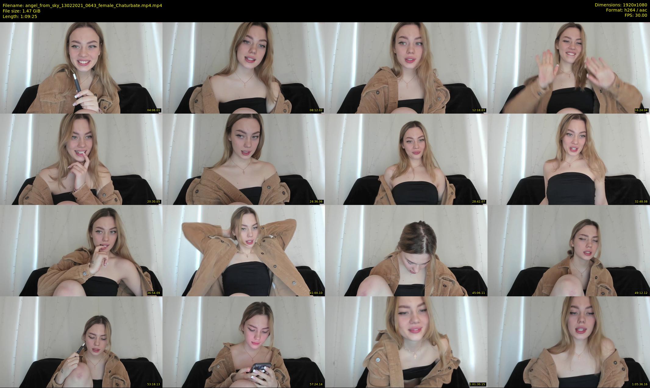 angel_from_sky — 70 minute Chaturbate female cam show recording, 1080p, Feb 13, 2021