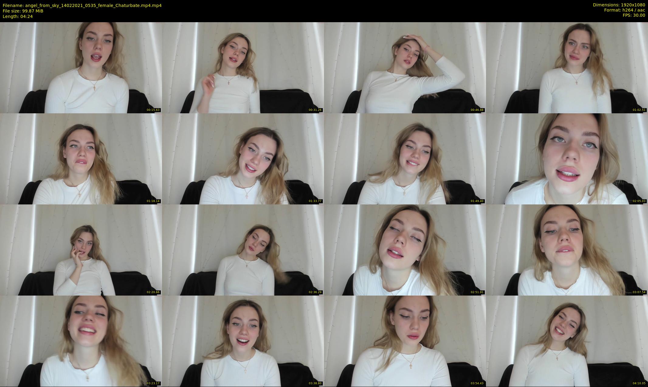 angel_from_sky — 5 minute Chaturbate female cam show recording, 1080p, Feb 14, 2021