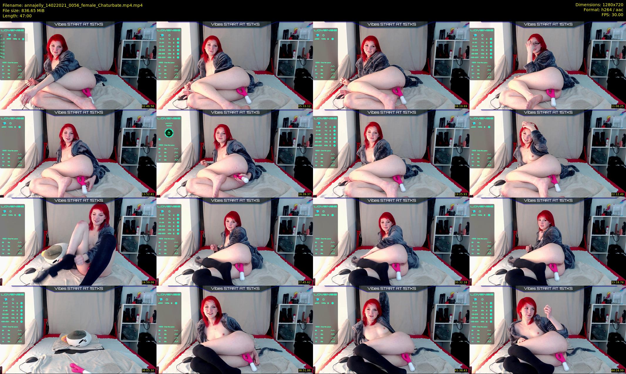 annajelly — 47 minute Chaturbate couple cam show recording, 720p, Feb 14, 2021