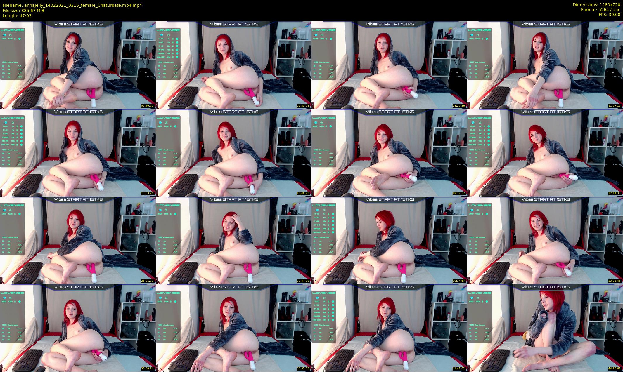annajelly — 48 minute Chaturbate couple cam show recording, 720p, Feb 14, 2021