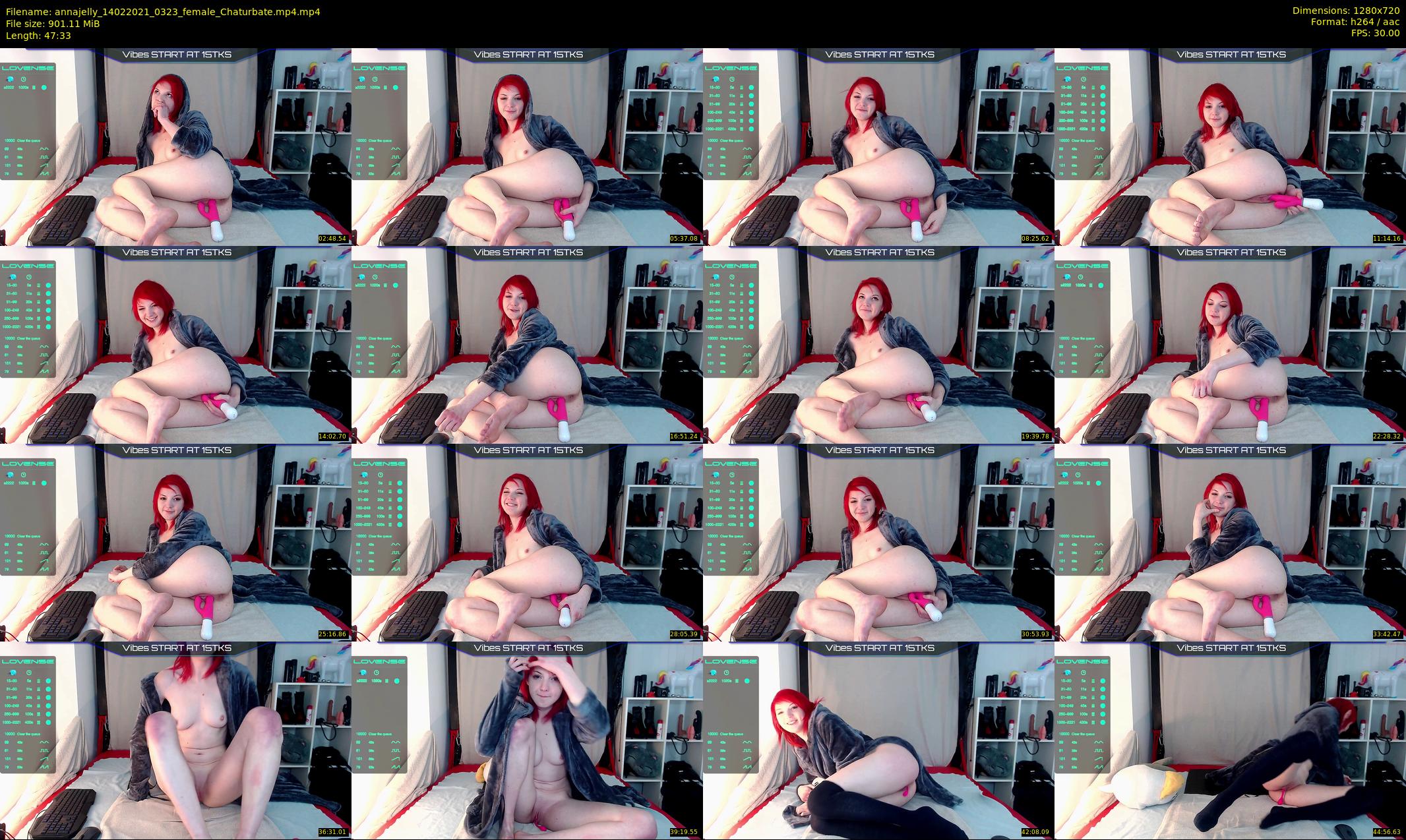 annajelly — 48 minute Chaturbate couple cam show recording, 720p, Feb 14, 2021