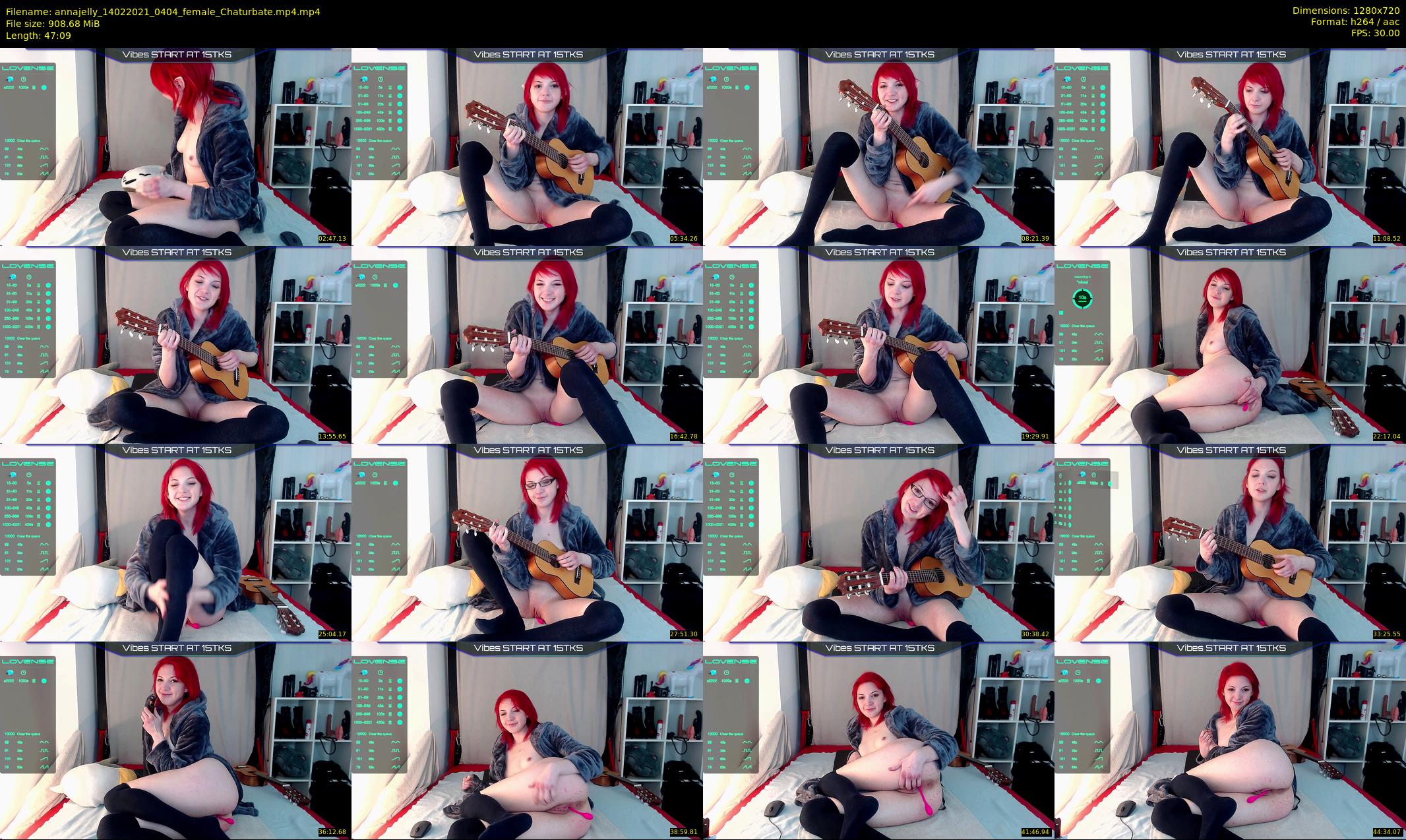 annajelly — 48 minute Chaturbate couple cam show recording, 720p, Feb 14, 2021