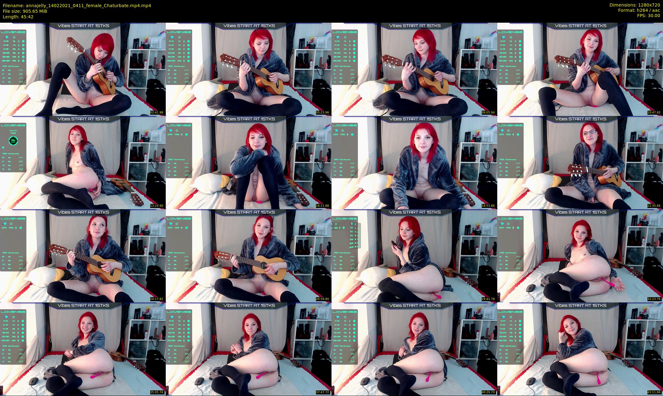 annajelly — 46 minute Chaturbate couple cam show recording, 720p, Feb 14, 2021