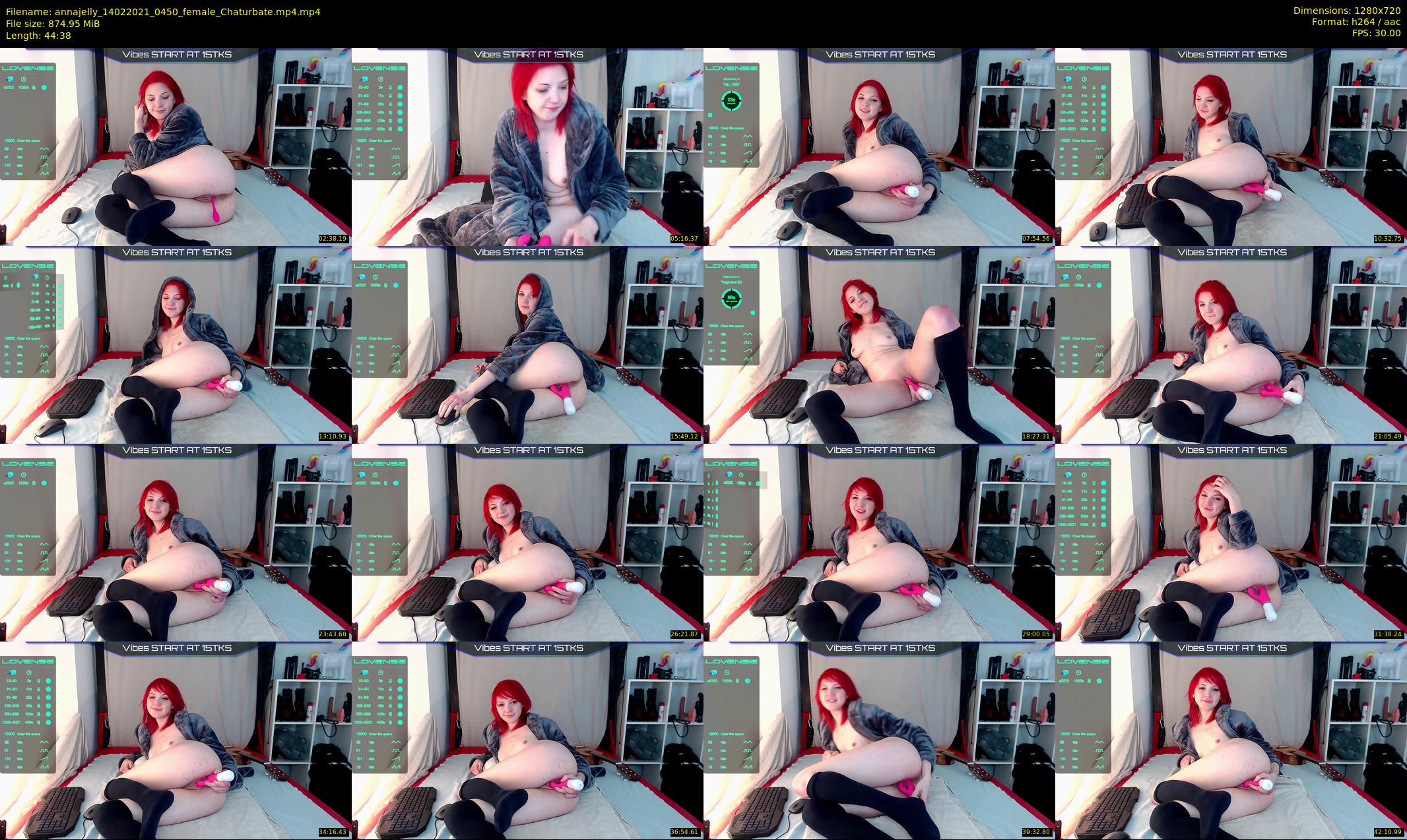 annajelly — 45 minute Chaturbate couple cam show recording, 720p, Feb 14, 2021