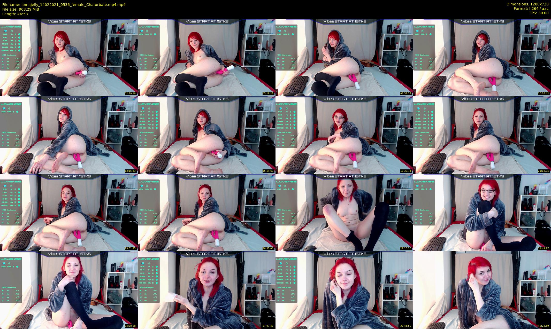 annajelly — 45 minute Chaturbate couple cam show recording, 720p, Feb 14, 2021