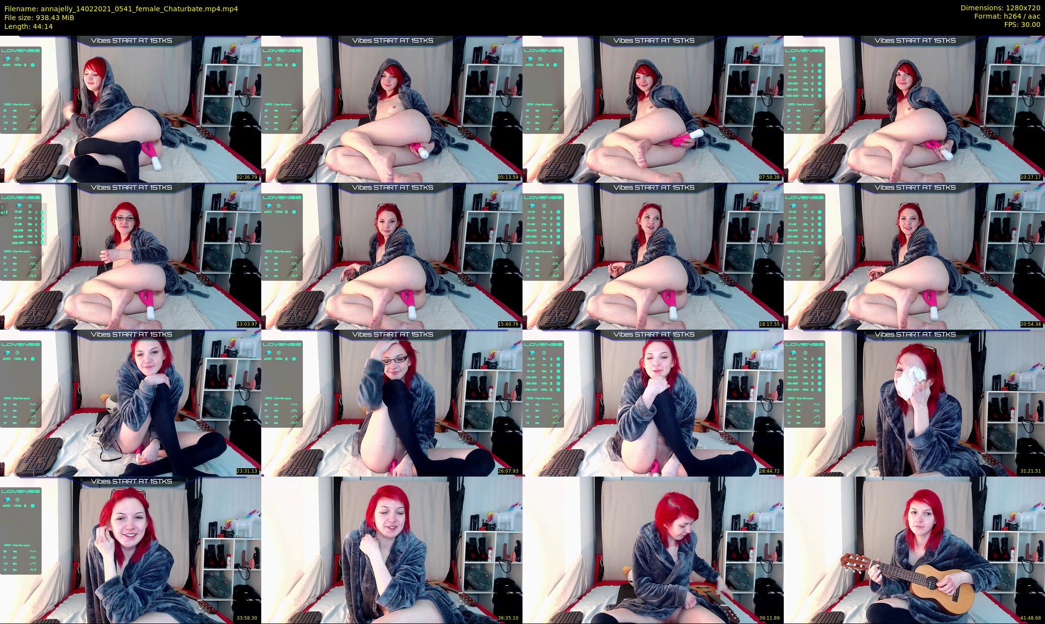 annajelly — 45 minute Chaturbate couple cam show recording, 720p, Feb 14, 2021