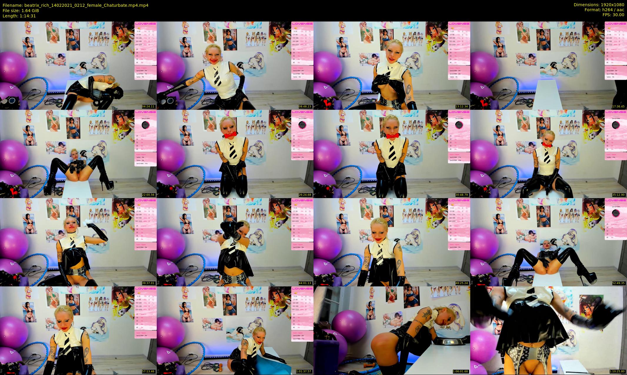 beatrix_rich — 75 minute Chaturbate female cam show recording, 1080p, Feb 14, 2021