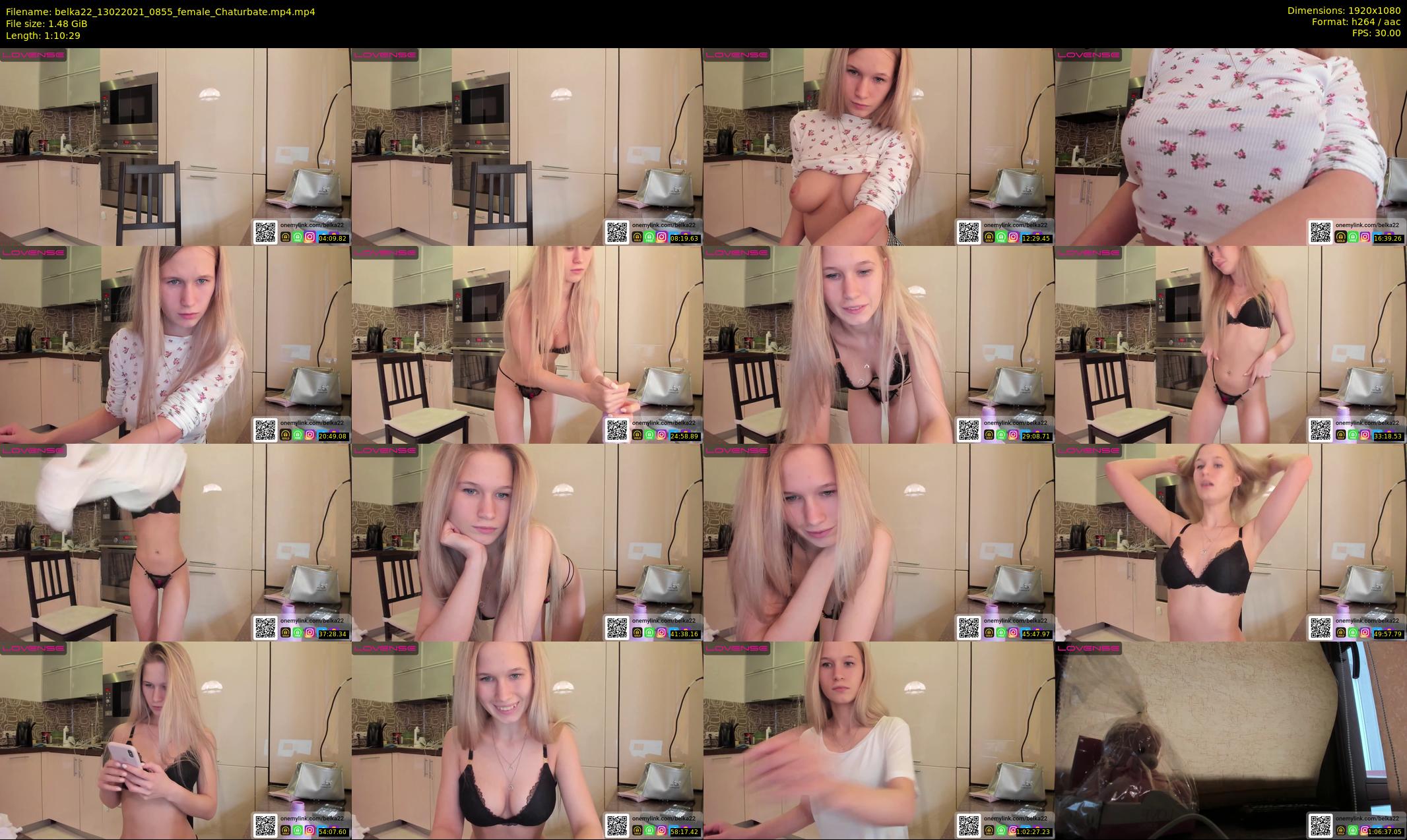 belka22 — 71 minute Chaturbate female cam show recording, 1080p, Feb 13, 2021