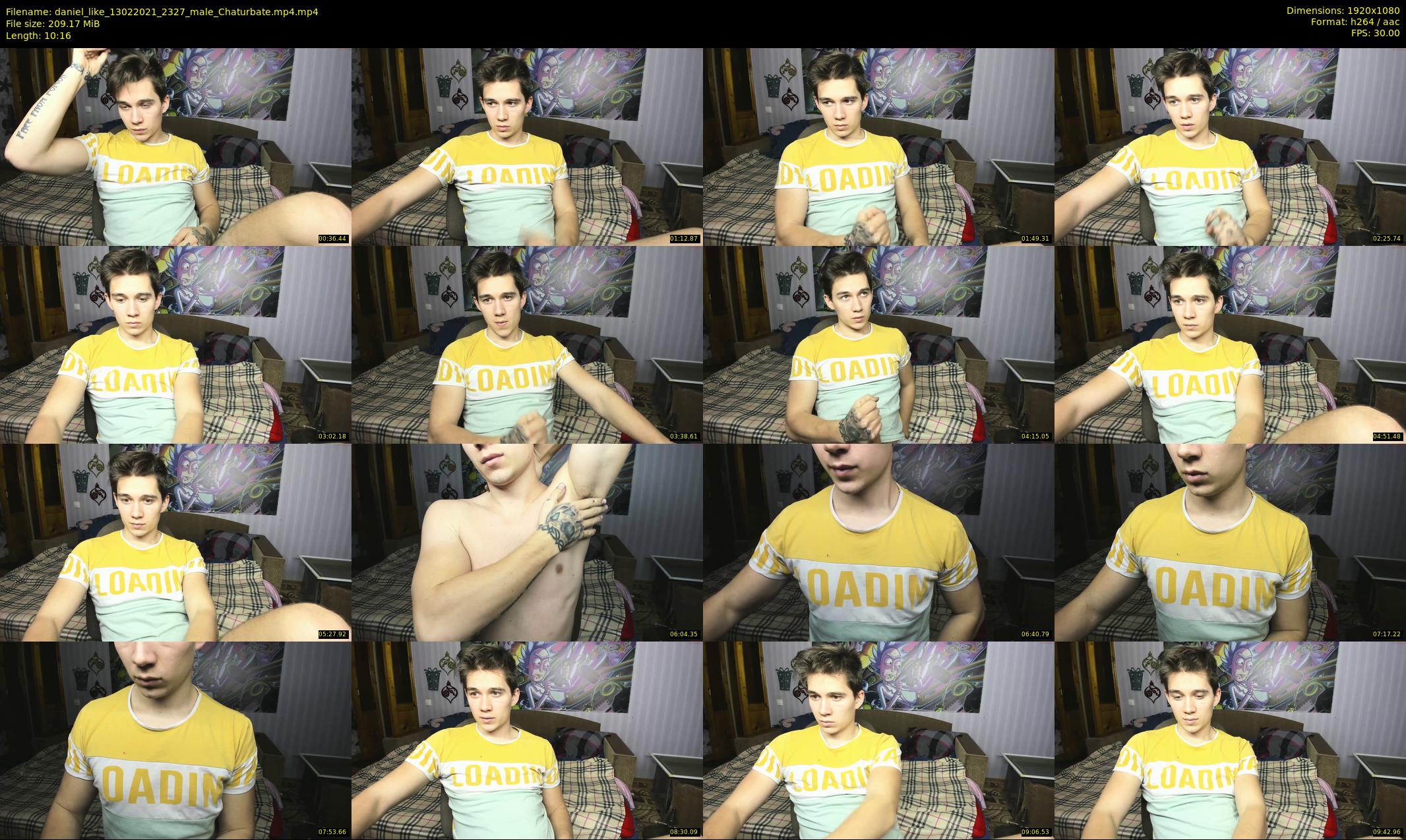 daniel_like — 11 minute Chaturbate male cam show recording, 1080p, Feb 13, 2021