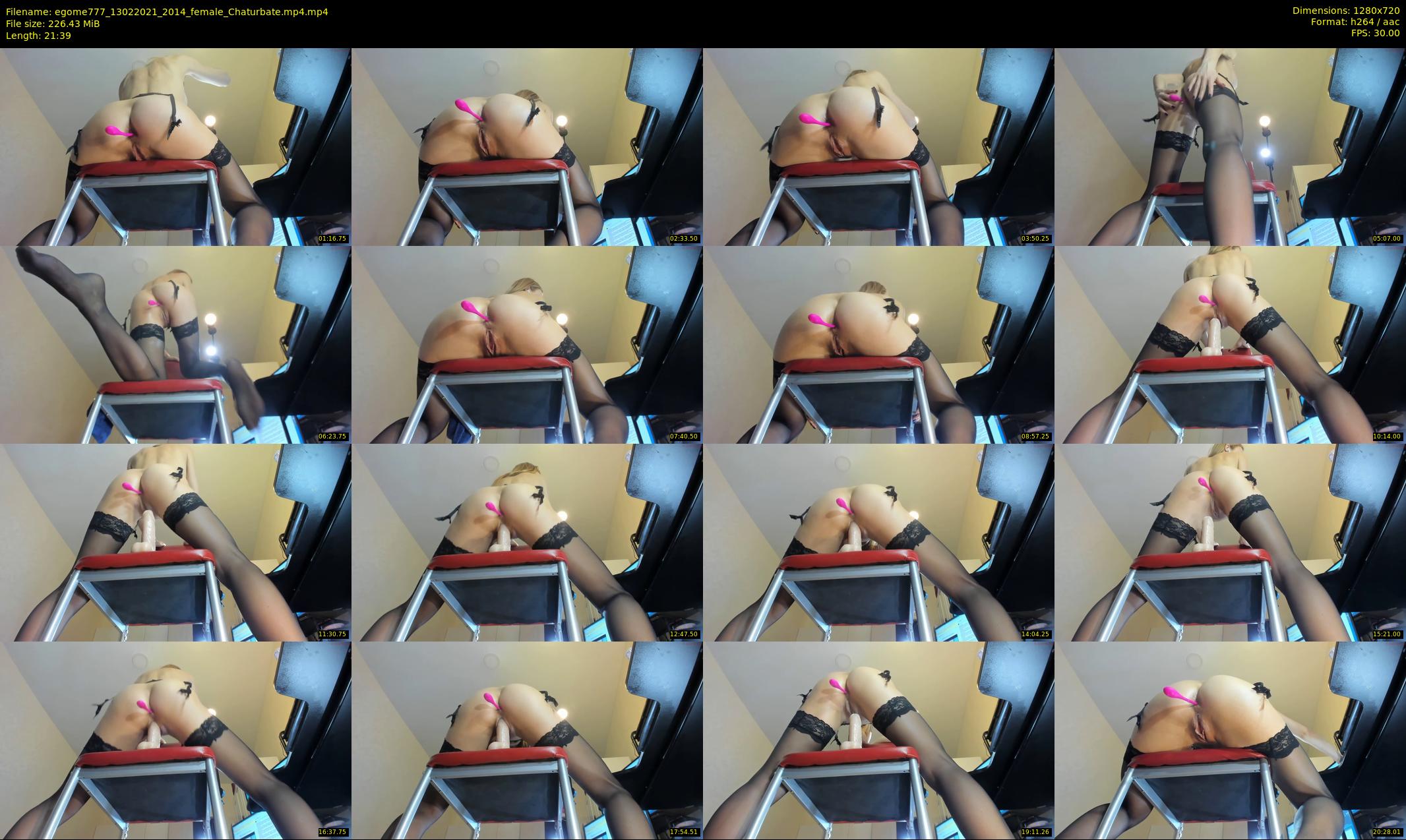 egome777 — 22 minute Chaturbate female cam show recording, 720p, Feb 13, 2021