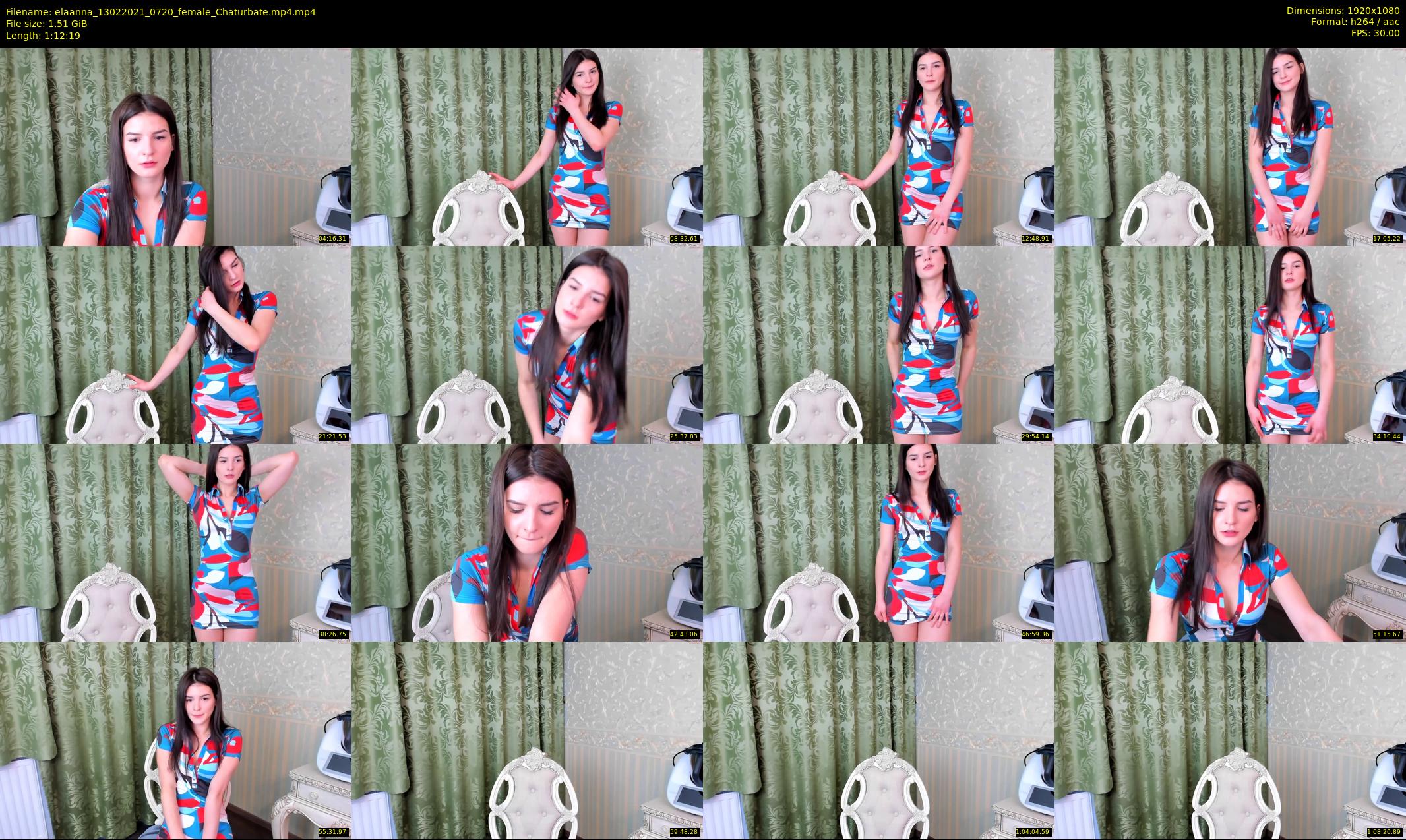 elaanna — 73 minute Chaturbate female cam show recording, 1080p, Feb 13, 2021