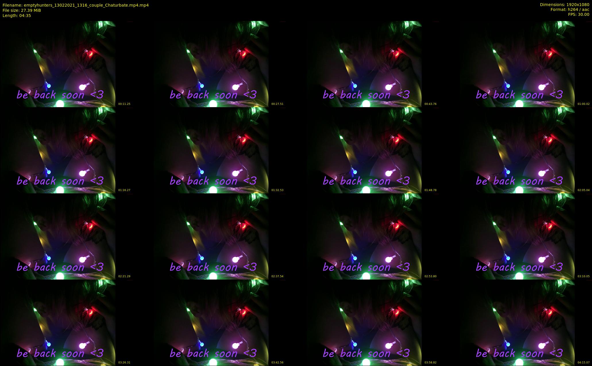 emptyhunters — 5 minute Chaturbate couple cam show recording, 1080p, Feb 13, 2021