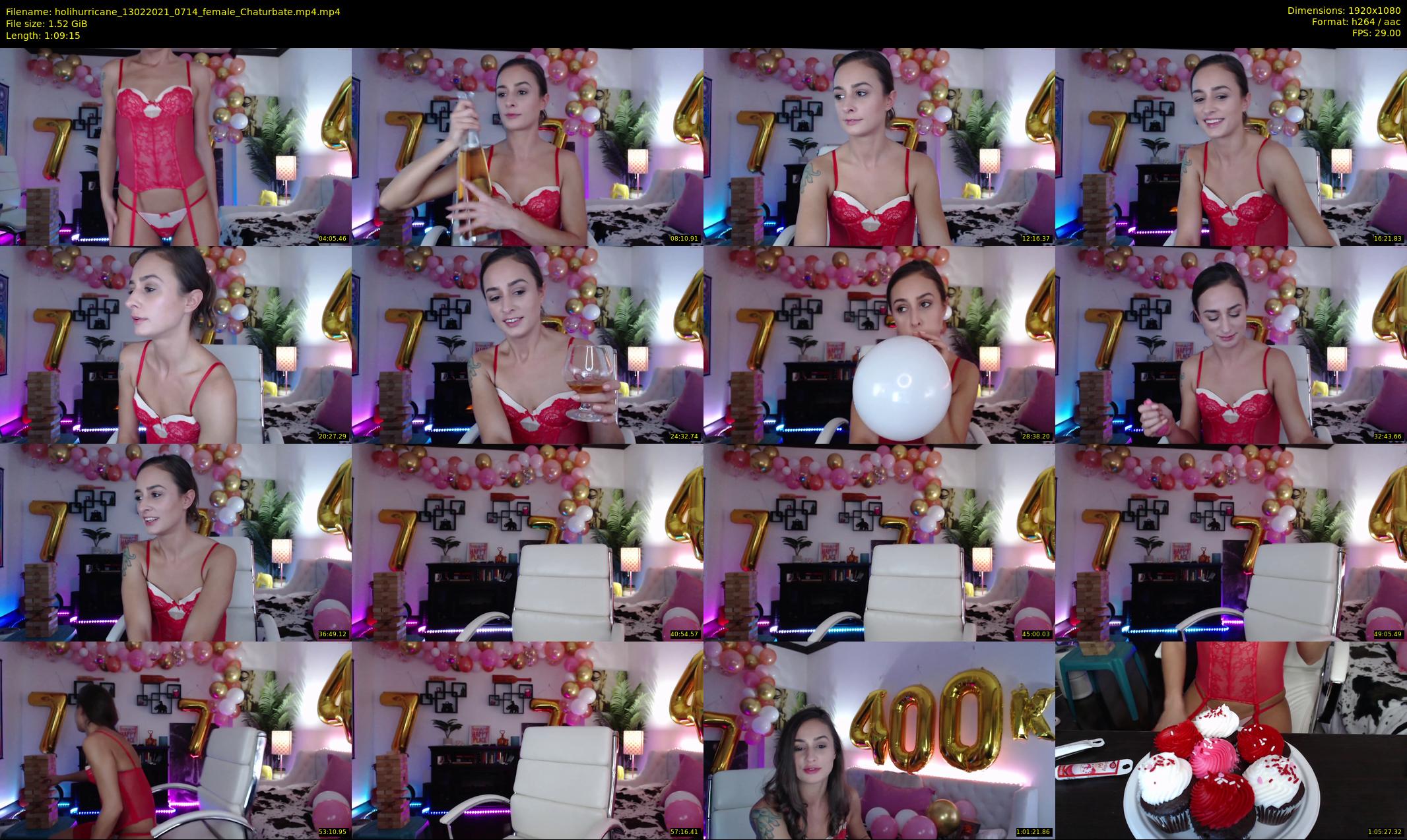 holihurricane — 70 minute Chaturbate female cam show recording, 1080p, Feb 13, 2021