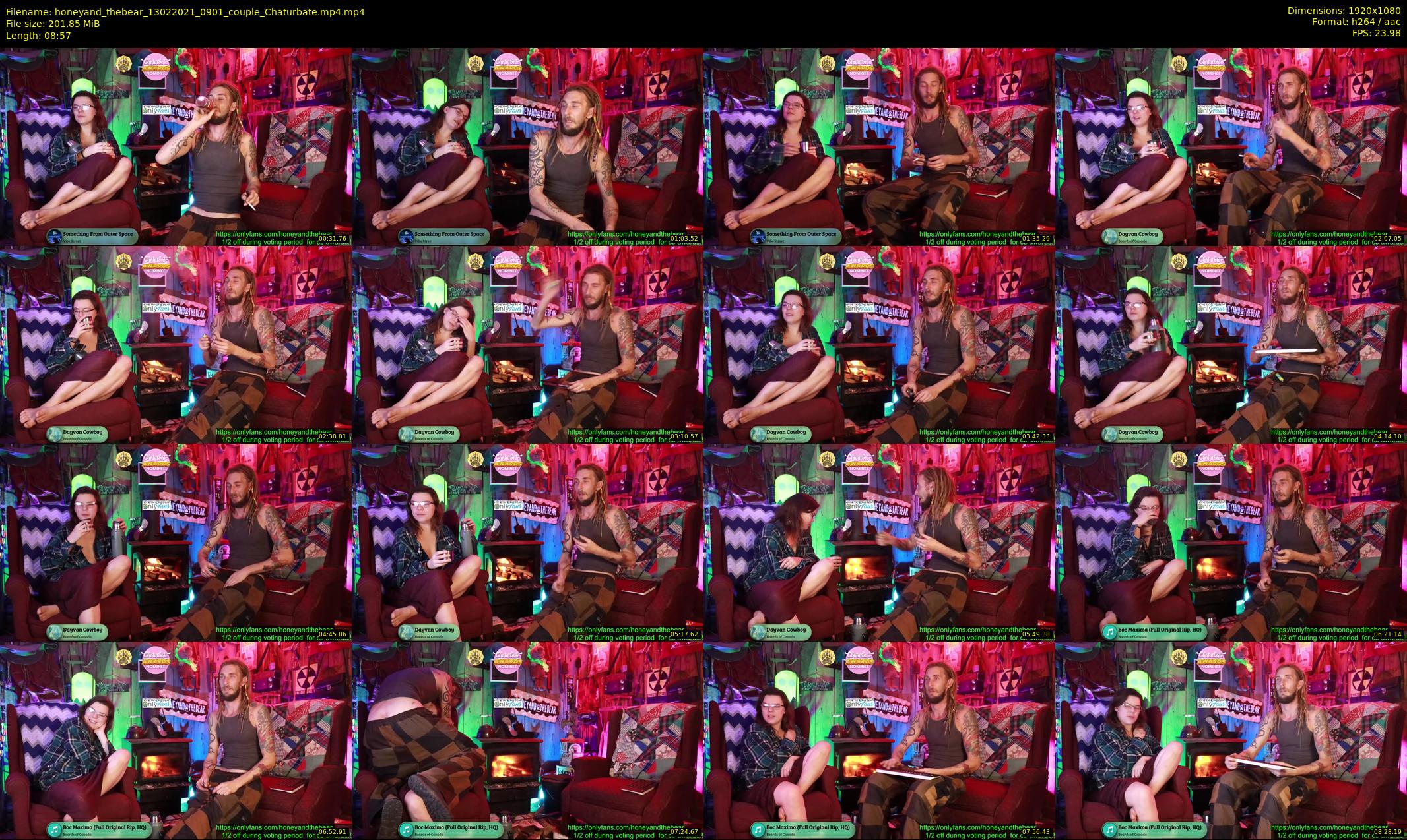 honeyand_thebear — 9 minute Chaturbate couple cam show recording, 1080p, Feb 13, 2021